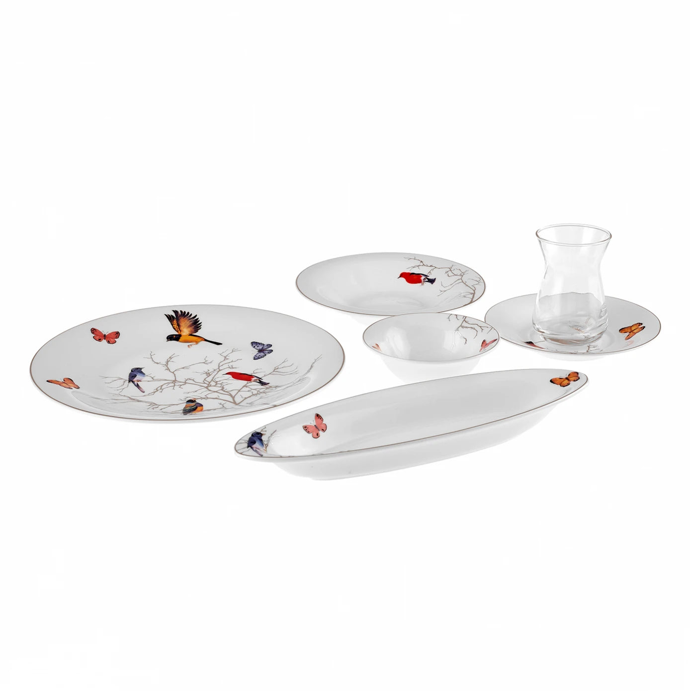 Pre-order 25 Days Delivery - Karaca Fine Pearl Grace 26 Piece 6 Person Pearl Breakfast/Serving Set White 153.03.08.3433 -  Dinnerware Sets - ebarza Furniture UAE | Shop Modern Furniture in Abu Dhabi & Dubai - مفروشات ايبازرا في الامارات | تسوق اثاث عصري وديكورات مميزة في دبي وابوظبي