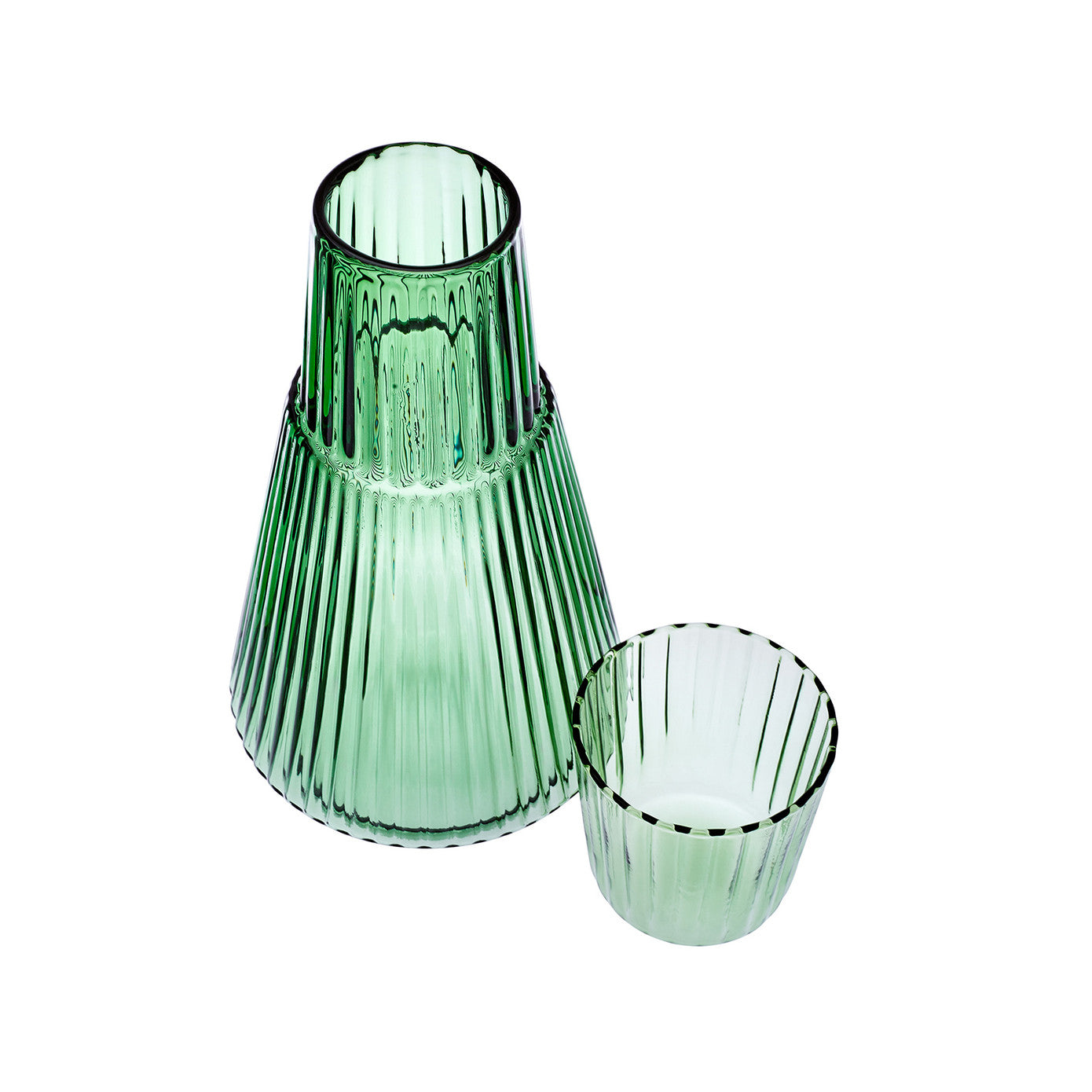 Pre-order 25 Days Delivery - Karaca Pier Bedside Jug Green 153.09.01.3180 -  Drinkware - ebarza Furniture UAE | Shop Modern Furniture in Abu Dhabi & Dubai - مفروشات ايبازرا في الامارات | تسوق اثاث عصري وديكورات مميزة في دبي وابوظبي