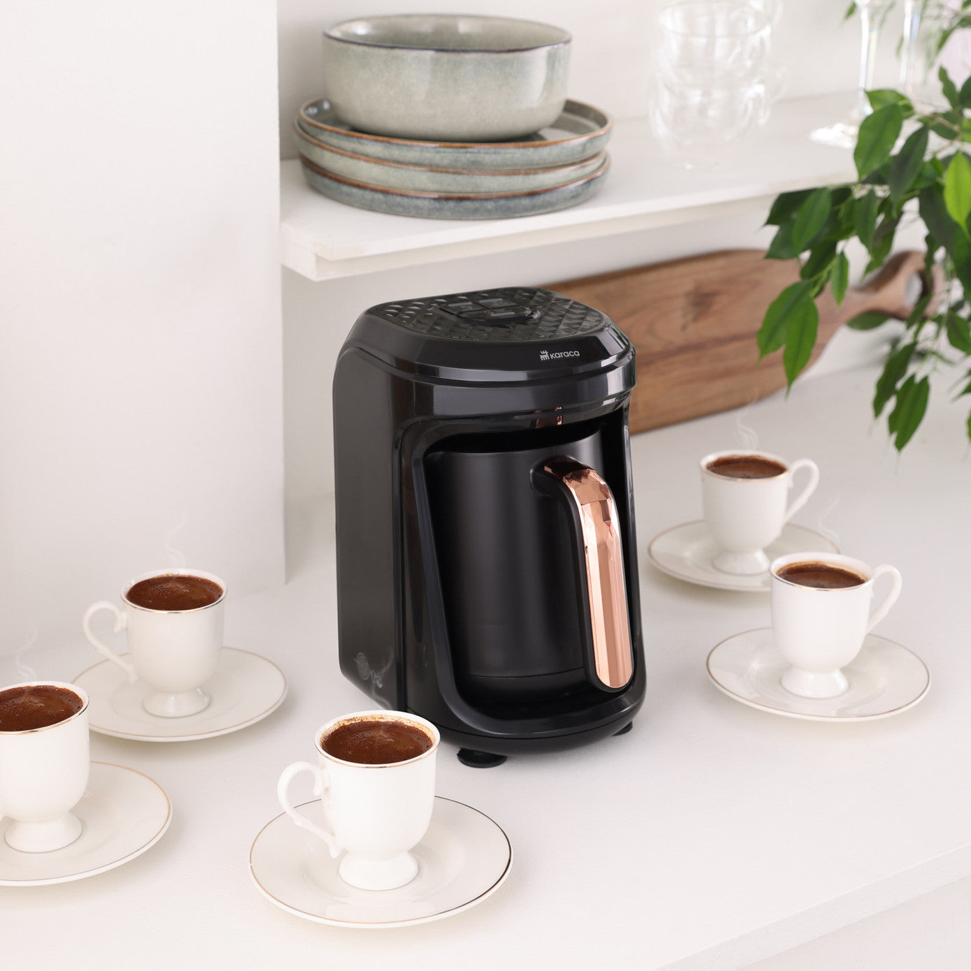 Pre-order 25 Days Delivery - Karaca Hatır Hüps Quartz Turkish Coffee Machine Black Copper 153.09.01.3476 -  Kitchen Appliances - ebarza Furniture UAE | Shop Modern Furniture in Abu Dhabi & Dubai - مفروشات ايبازرا في الامارات | تسوق اثاث عصري وديكورات مميزة في دبي وابوظبي