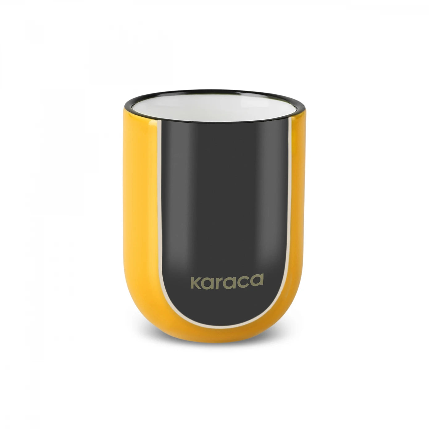 Pre-order 25 Days Delivery - Karaca Hatır Yellow Espresso Cup 85 Ml 153.09.01.3546 -  Coffee Sets - ebarza Furniture UAE | Shop Modern Furniture in Abu Dhabi & Dubai - مفروشات ايبازرا في الامارات | تسوق اثاث عصري وديكورات مميزة في دبي وابوظبي