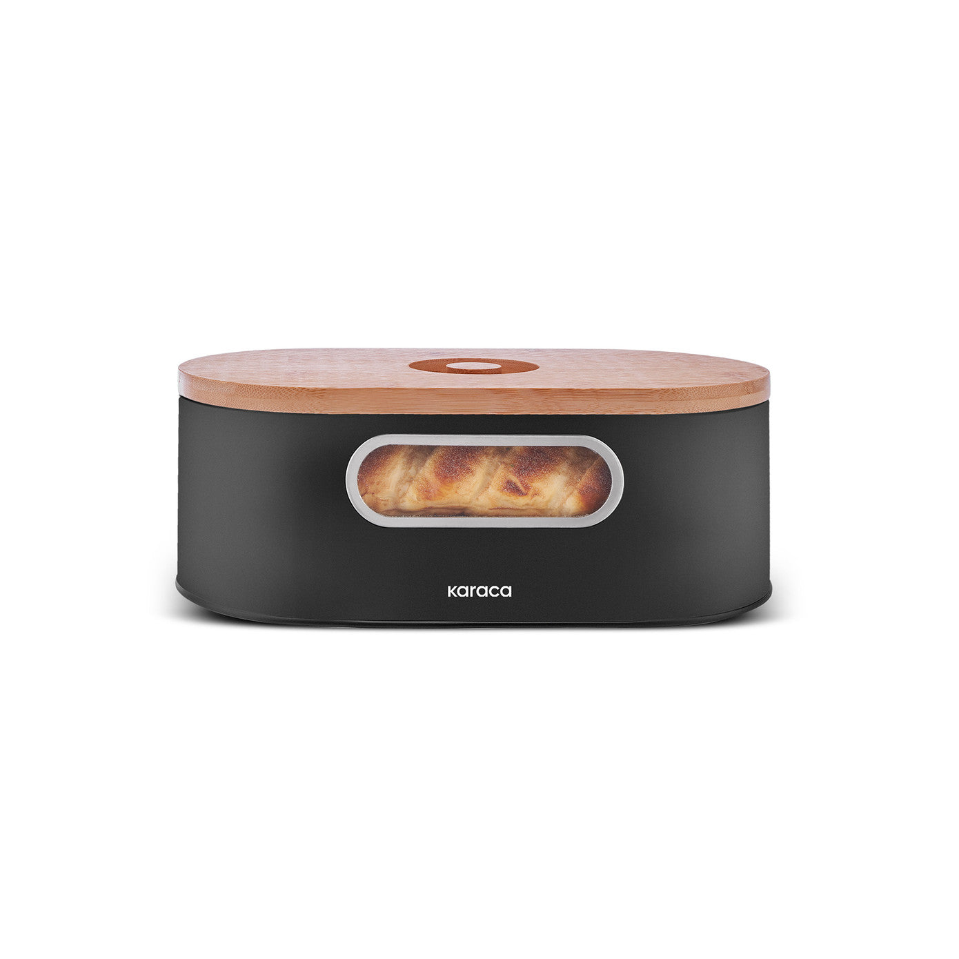 Pre-order 25 Days Delivery - Karaca Stream 2in1 Bread Box/Cutting Board Black 153.09.01.4247 -  Bread Boxes - ebarza Furniture UAE | Shop Modern Furniture in Abu Dhabi & Dubai - مفروشات ايبازرا في الامارات | تسوق اثاث عصري وديكورات مميزة في دبي وابوظبي