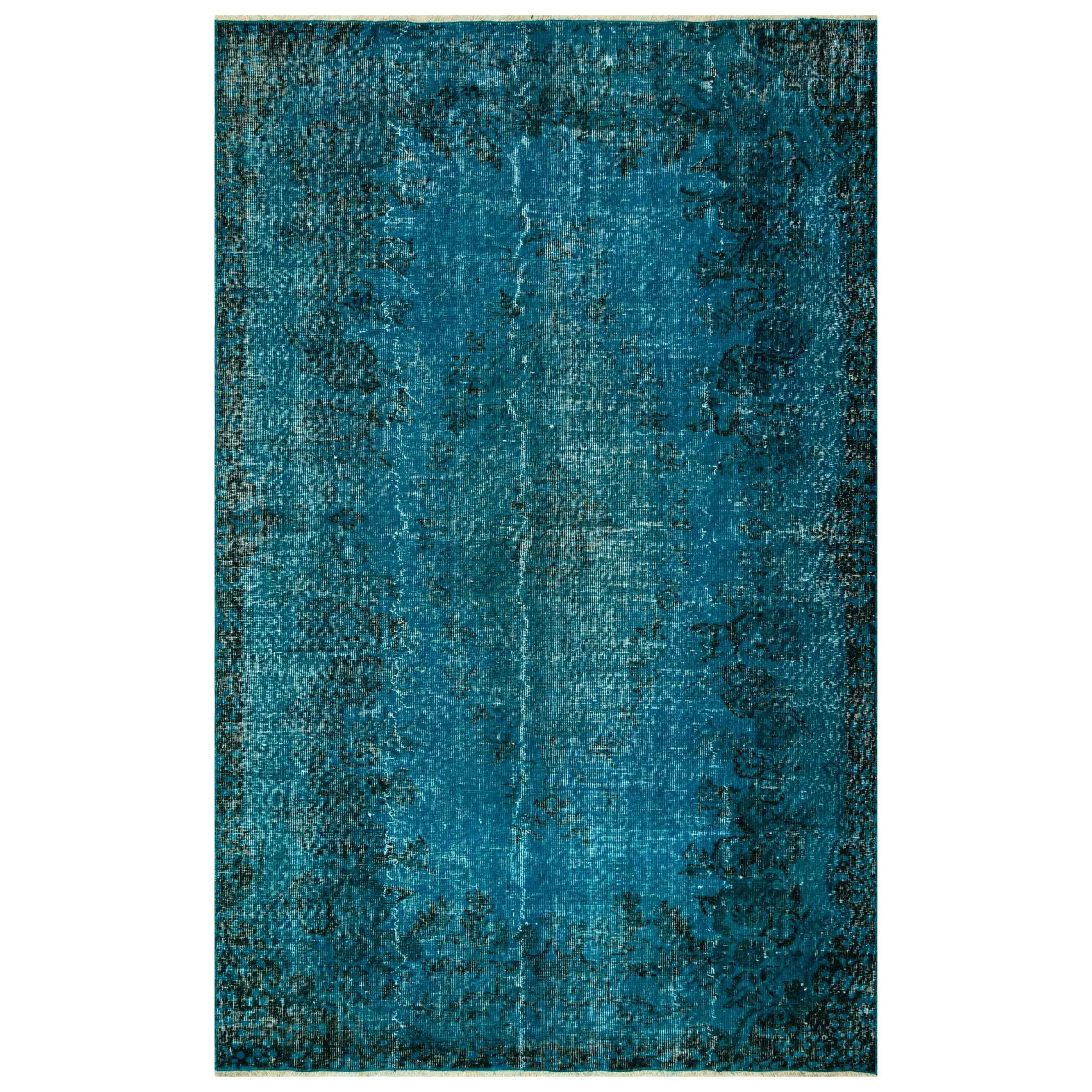 158 X 260 Cm Anatolian Hand Knotted Carpet Vintage Style 8508 -  Rugs | 158 × 260 سم سجادة أناضولية معقودة يدويًا طراز عتيق - ebarza Furniture UAE | Shop Modern Furniture in Abu Dhabi & Dubai - مفروشات ايبازرا في الامارات | تسوق اثاث عصري وديكورات مميزة في دبي وابوظبي