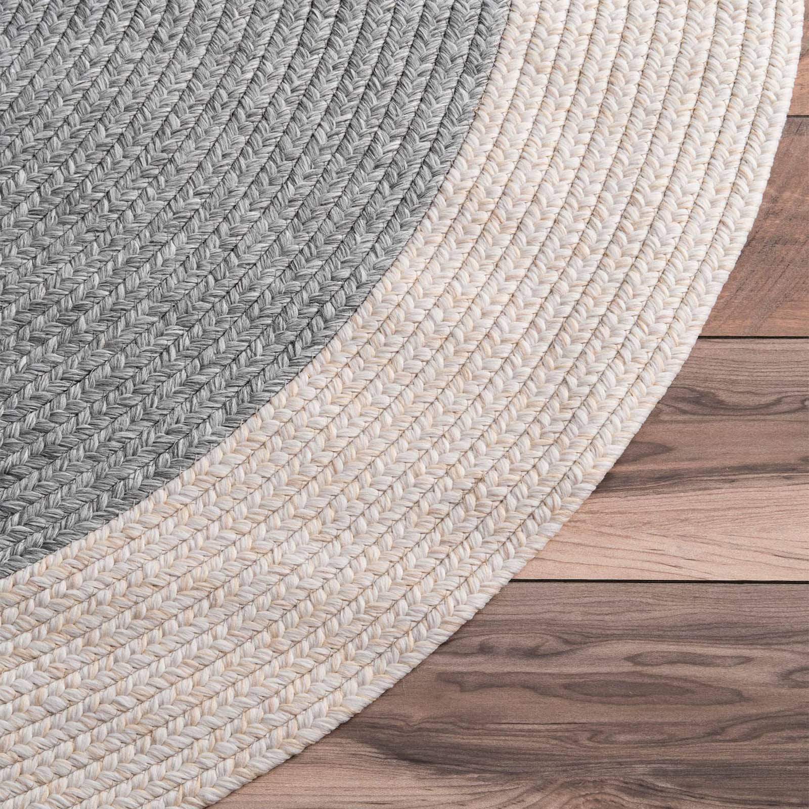 160X220 Cm Braided Handmade Jute Rug Jh-2349-L -  Rugs - ebarza Furniture UAE | Shop Modern Furniture in Abu Dhabi & Dubai - مفروشات ايبازرا في الامارات | تسوق اثاث عصري وديكورات مميزة في دبي وابوظبي