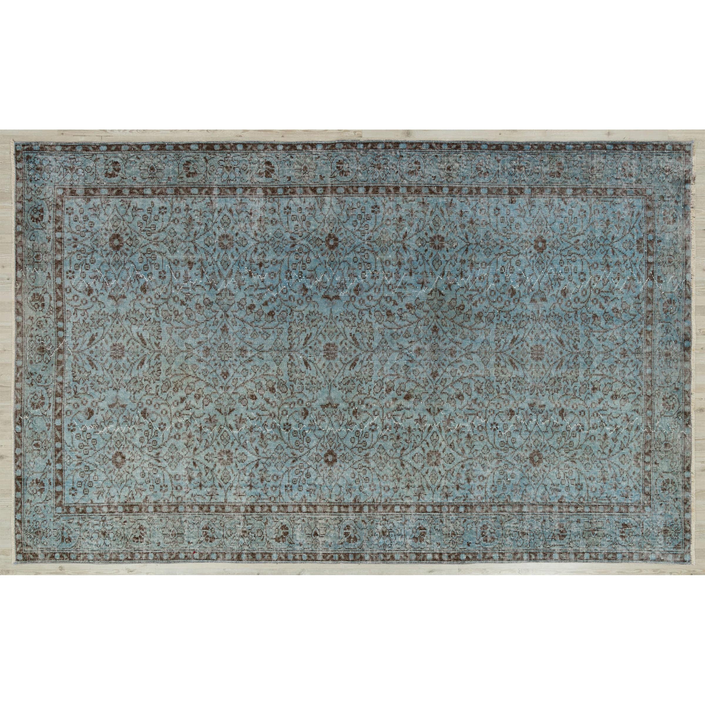 164 X 267 Anatolian Hand  Knotted Carpet Vintage Style 2998 -  Rugs | 164 × 267 سجادة أناضولية معقودة يدويًا على الطراز العتيق - ebarza Furniture UAE | Shop Modern Furniture in Abu Dhabi & Dubai - مفروشات ايبازرا في الامارات | تسوق اثاث عصري وديكورات مميزة في دبي وابوظبي