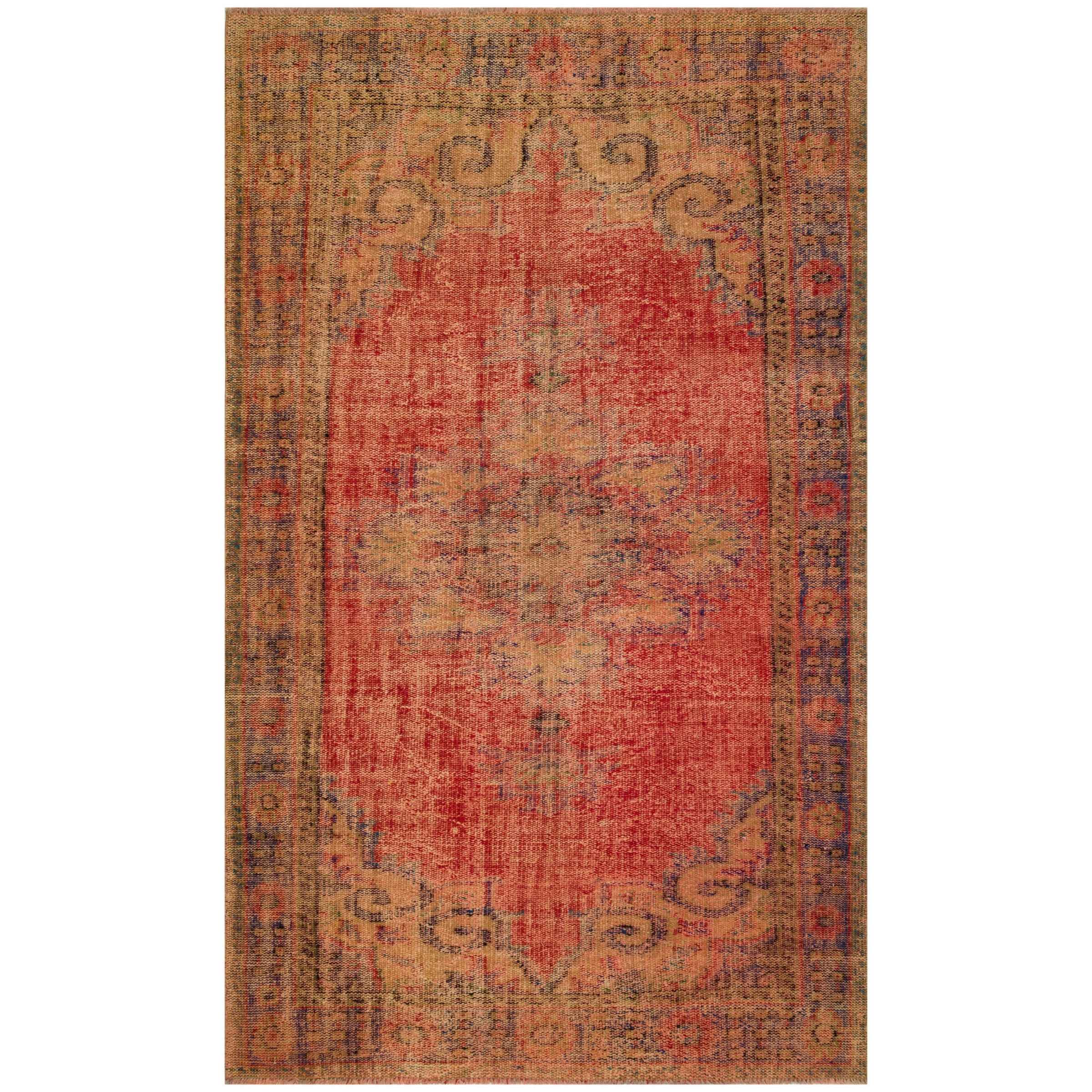 168 X 280 Cm Anatolian Hand Knotted Carpet Vintage Style 8167 -  Rugs | 168 × 280 سم سجادة أناضولية معقودة يدويًا بنمط عتيق - ebarza Furniture UAE | Shop Modern Furniture in Abu Dhabi & Dubai - مفروشات ايبازرا في الامارات | تسوق اثاث عصري وديكورات مميزة في دبي وابوظبي