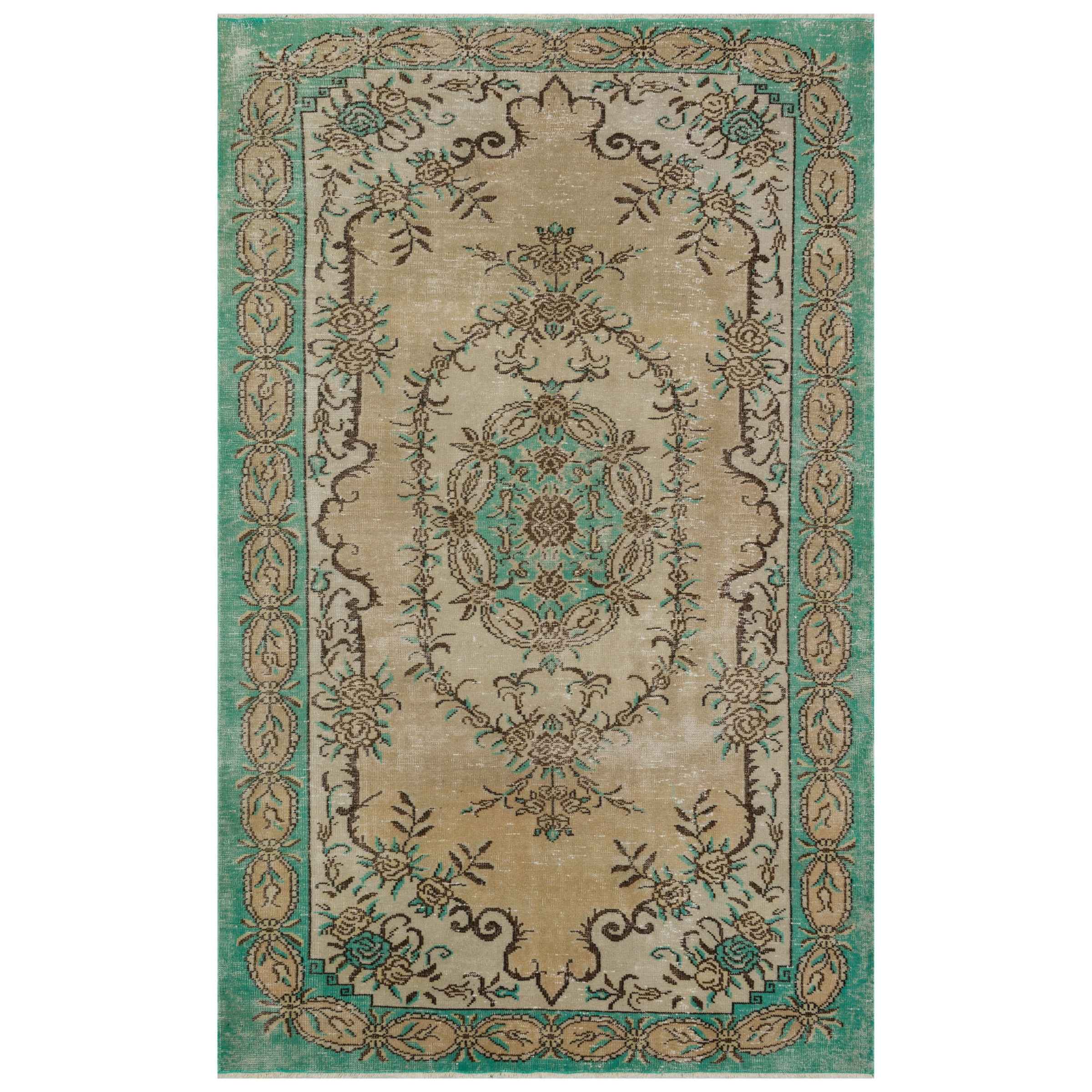 177 X 290 Cm Anatolian Hand Knotted Carpet Vintage Style 8628 -  Rugs | 177 × 290 سم سجاد الأناضول المعقود يدويًا الطراز العتيق - ebarza Furniture UAE | Shop Modern Furniture in Abu Dhabi & Dubai - مفروشات ايبازرا في الامارات | تسوق اثاث عصري وديكورات مميزة في دبي وابوظبي