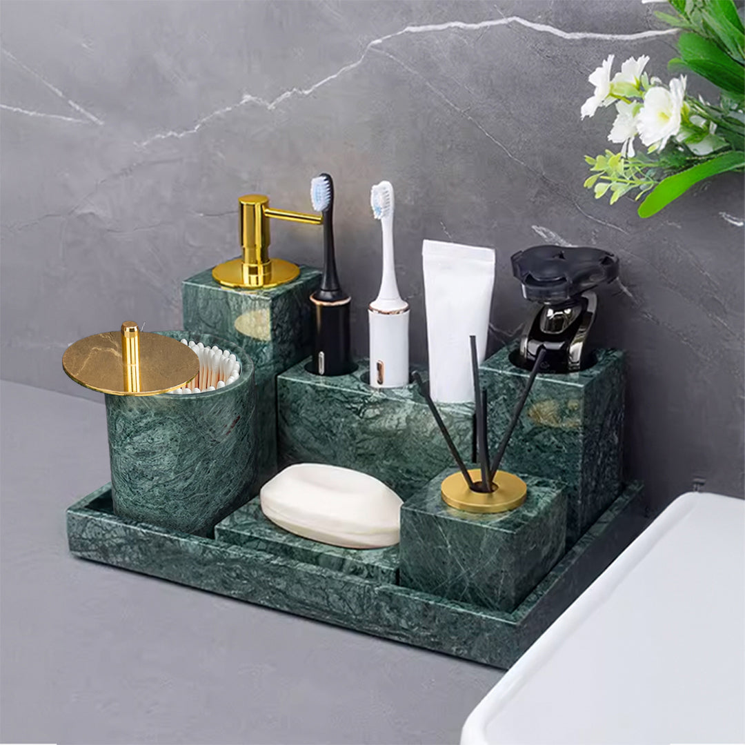 Indian Green Marble Rectangular Large Tray RHD840 -  Trays - ebarza Furniture UAE | Shop Modern Furniture in Abu Dhabi & Dubai - مفروشات ايبازرا في الامارات | تسوق اثاث عصري وديكورات مميزة في دبي وابوظبي