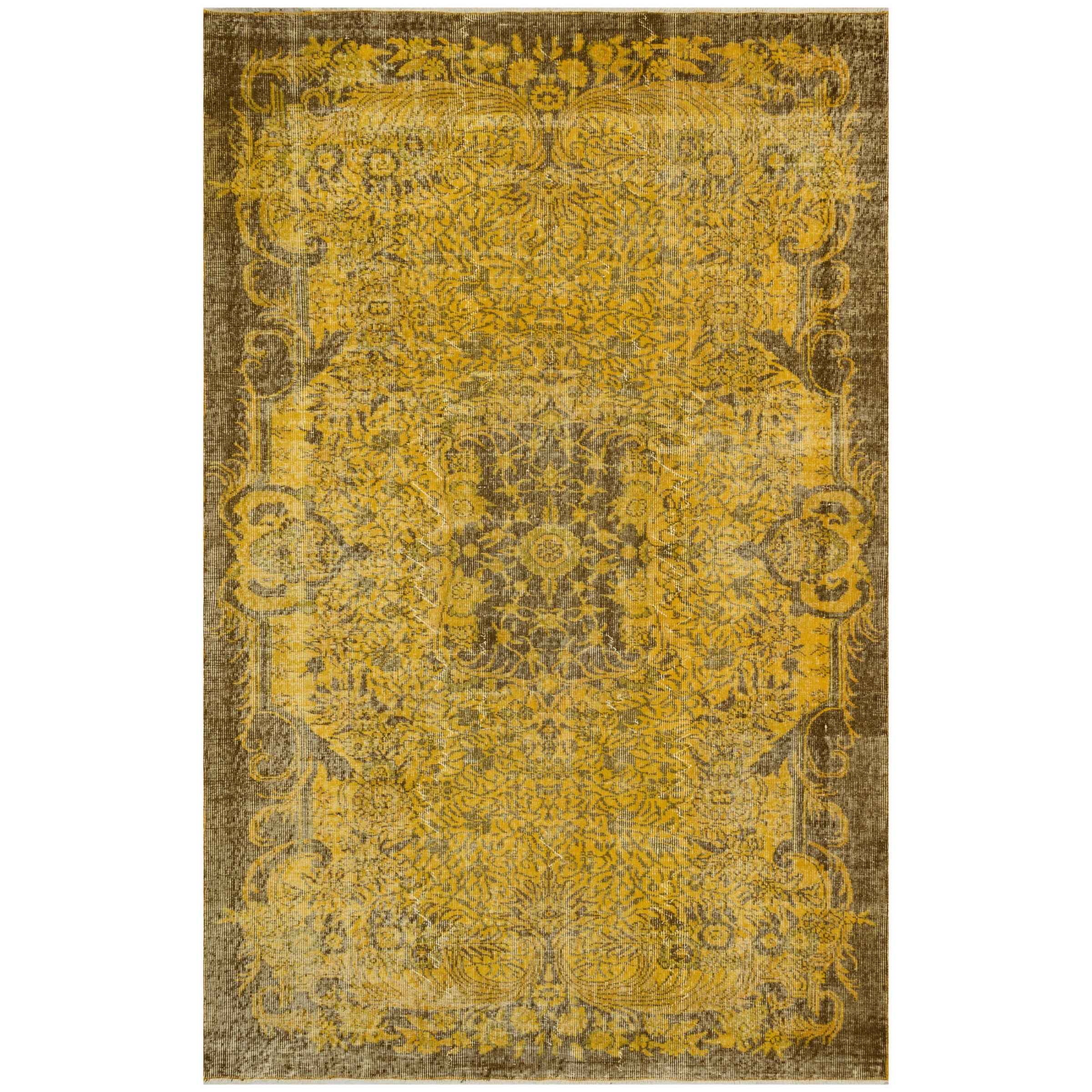 181 X 274 Cm Anatolian Hand Knotted Carpet Vintage Style 8414 -  Rugs | 181 × 274 سم سجاد الأناضول المعقود يدويًا بنمط عتيق - ebarza Furniture UAE | Shop Modern Furniture in Abu Dhabi & Dubai - مفروشات ايبازرا في الامارات | تسوق اثاث عصري وديكورات مميزة في دبي وابوظبي