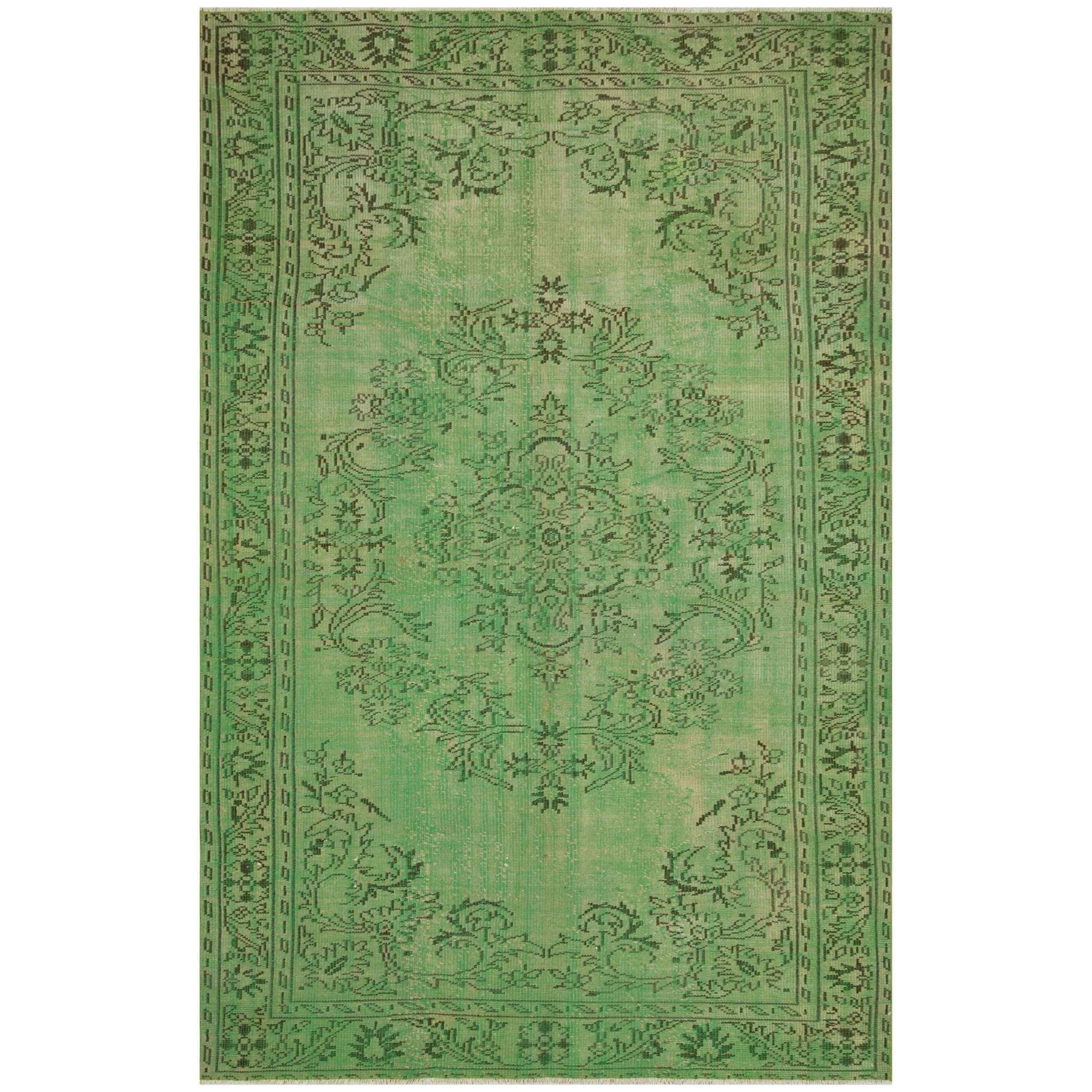 182 X 280 Cm Anatolian Hand Knotted Carpet Vintage Style 8565 -  Rugs | 182 × 280 سم سجاد الأناضول المعقود يدويًا بنمط عتيق - ebarza Furniture UAE | Shop Modern Furniture in Abu Dhabi & Dubai - مفروشات ايبازرا في الامارات | تسوق اثاث عصري وديكورات مميزة في دبي وابوظبي