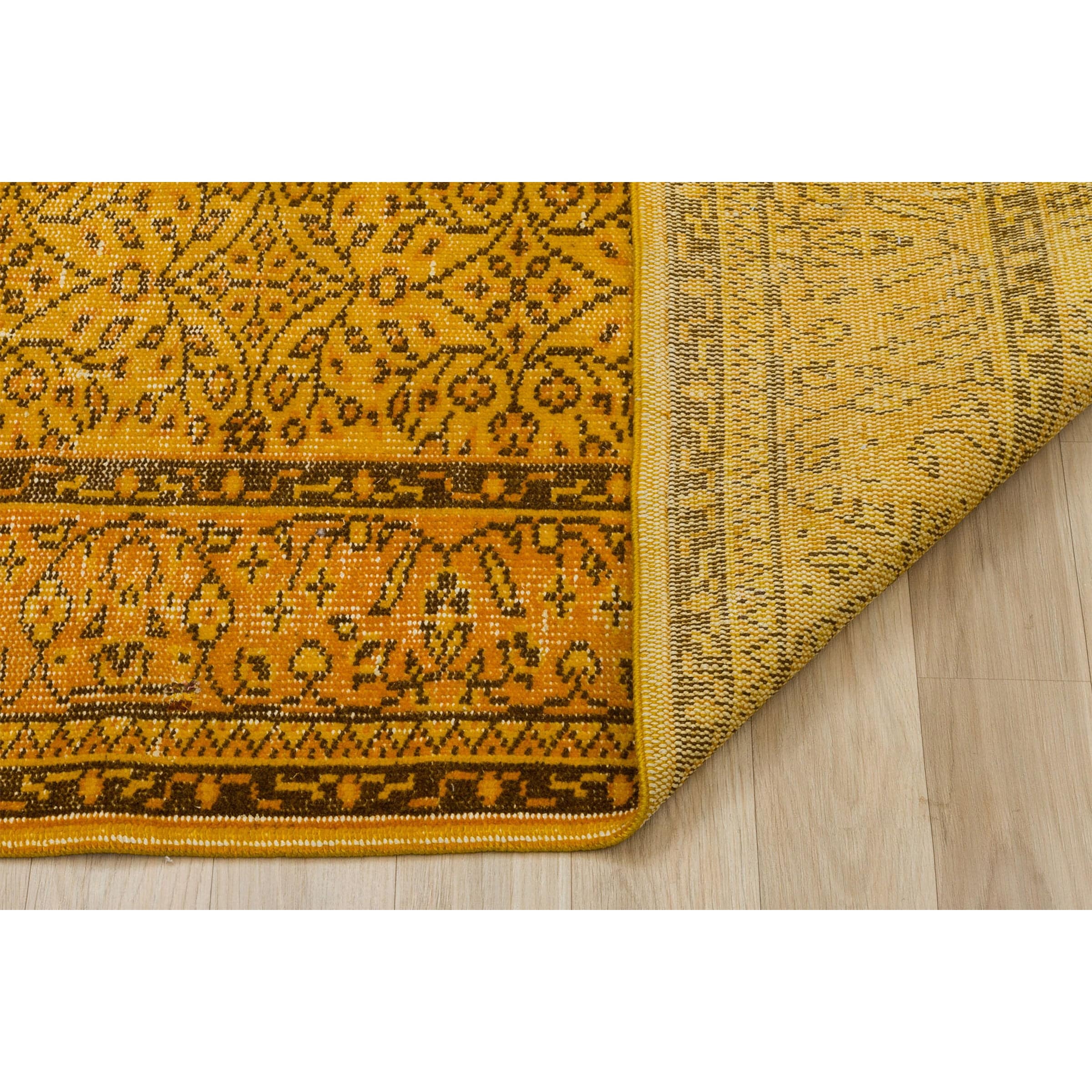 186 X 280 Anatolian Hand  Knotted Carpet Vintage Style 7439 -  Rugs | 186 × 280 سجادة أناضولية معقودة يدويًا على الطراز العتيق - ebarza Furniture UAE | Shop Modern Furniture in Abu Dhabi & Dubai - مفروشات ايبازرا في الامارات | تسوق اثاث عصري وديكورات مميزة في دبي وابوظبي