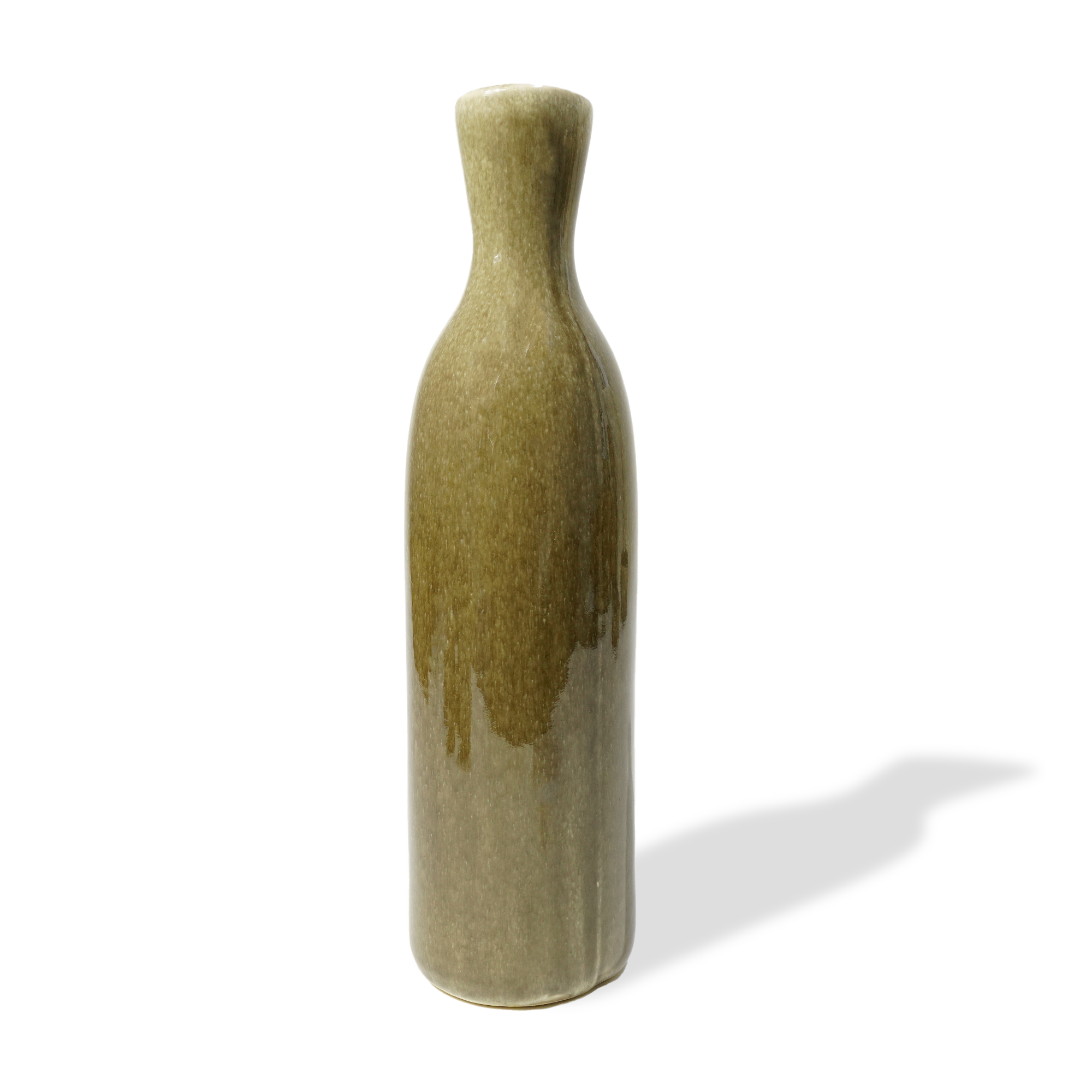 Browny Ceramic Vase HZ4027 -  Vases | مزهرية سيراميك براوني - ebarza Furniture UAE | Shop Modern Furniture in Abu Dhabi & Dubai - مفروشات ايبازرا في الامارات | تسوق اثاث عصري وديكورات مميزة في دبي وابوظبي