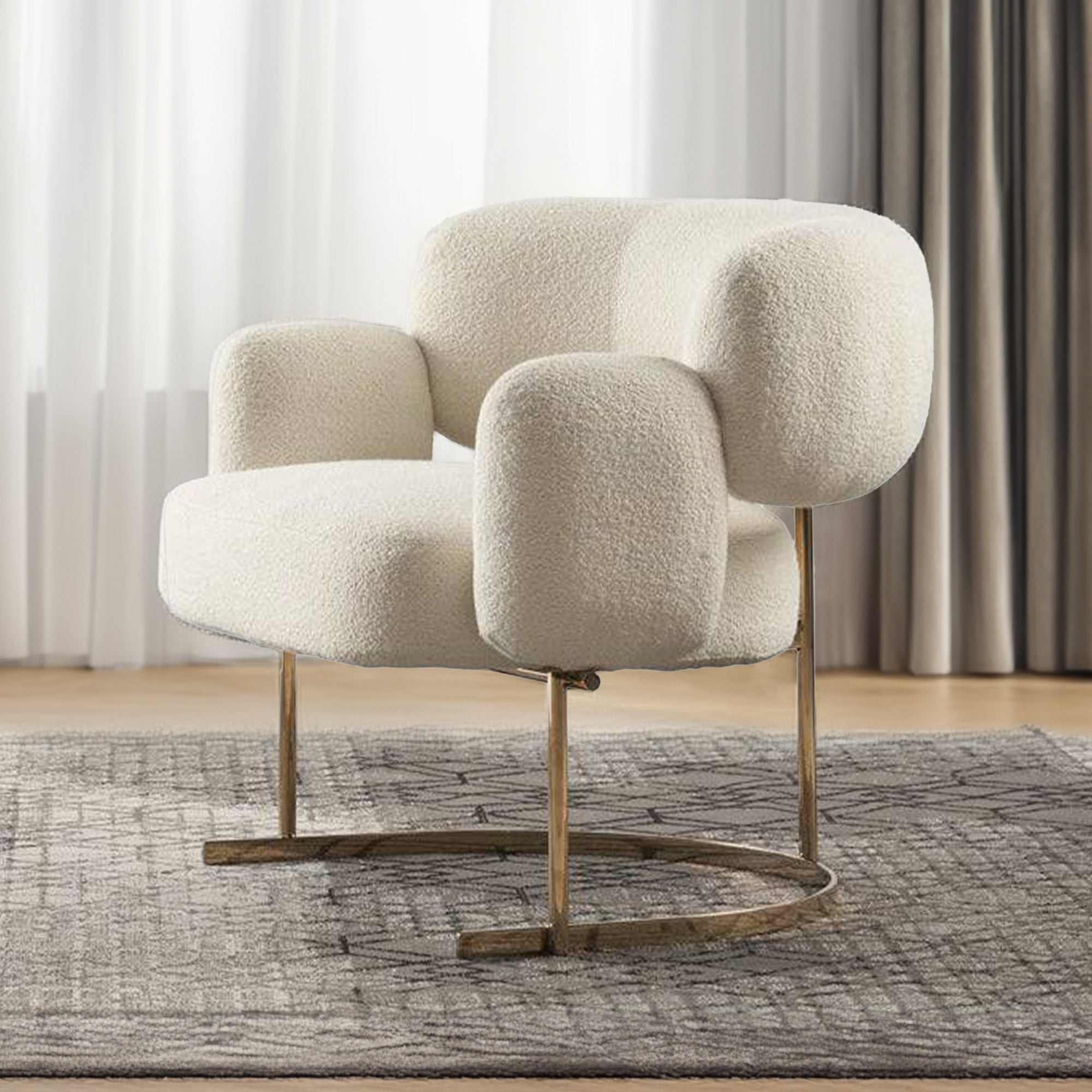 Opera Lounge Chair Lc062-W -  Lounge Chairs | كرسي صالة أوبرا - ebarza Furniture UAE | Shop Modern Furniture in Abu Dhabi & Dubai - مفروشات ايبازرا في الامارات | تسوق اثاث عصري وديكورات مميزة في دبي وابوظبي