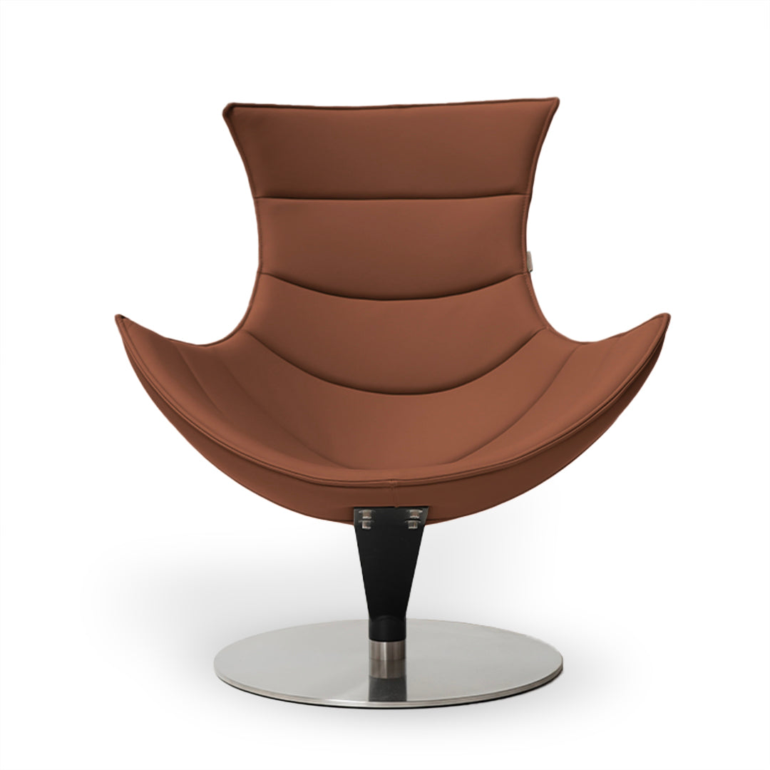 JIATAI SWIVEL Lounge Chair F-2039-Clay -  Lounge Chairs - ebarza Furniture UAE | Shop Modern Furniture in Abu Dhabi & Dubai - مفروشات ايبازرا في الامارات | تسوق اثاث عصري وديكورات مميزة في دبي وابوظبي