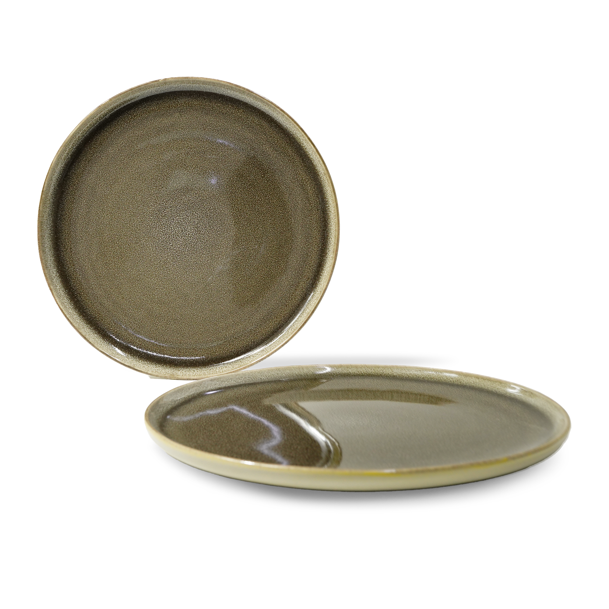 Browny Dinner Plate HZ4311 -  Plates | طبق عشاء براوني - ebarza Furniture UAE | Shop Modern Furniture in Abu Dhabi & Dubai - مفروشات ايبازرا في الامارات | تسوق اثاث عصري وديكورات مميزة في دبي وابوظبي