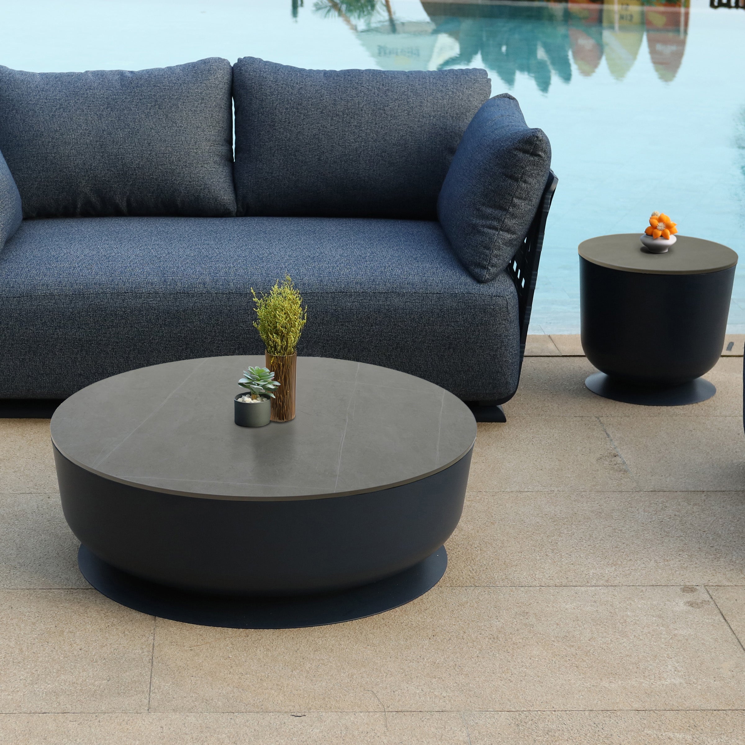 Penguin Outdoor Side Table MYX-CT00S -  Outdoor Tables - ebarza Furniture UAE | Shop Modern Furniture in Abu Dhabi & Dubai - مفروشات ايبازرا في الامارات | تسوق اثاث عصري وديكورات مميزة في دبي وابوظبي