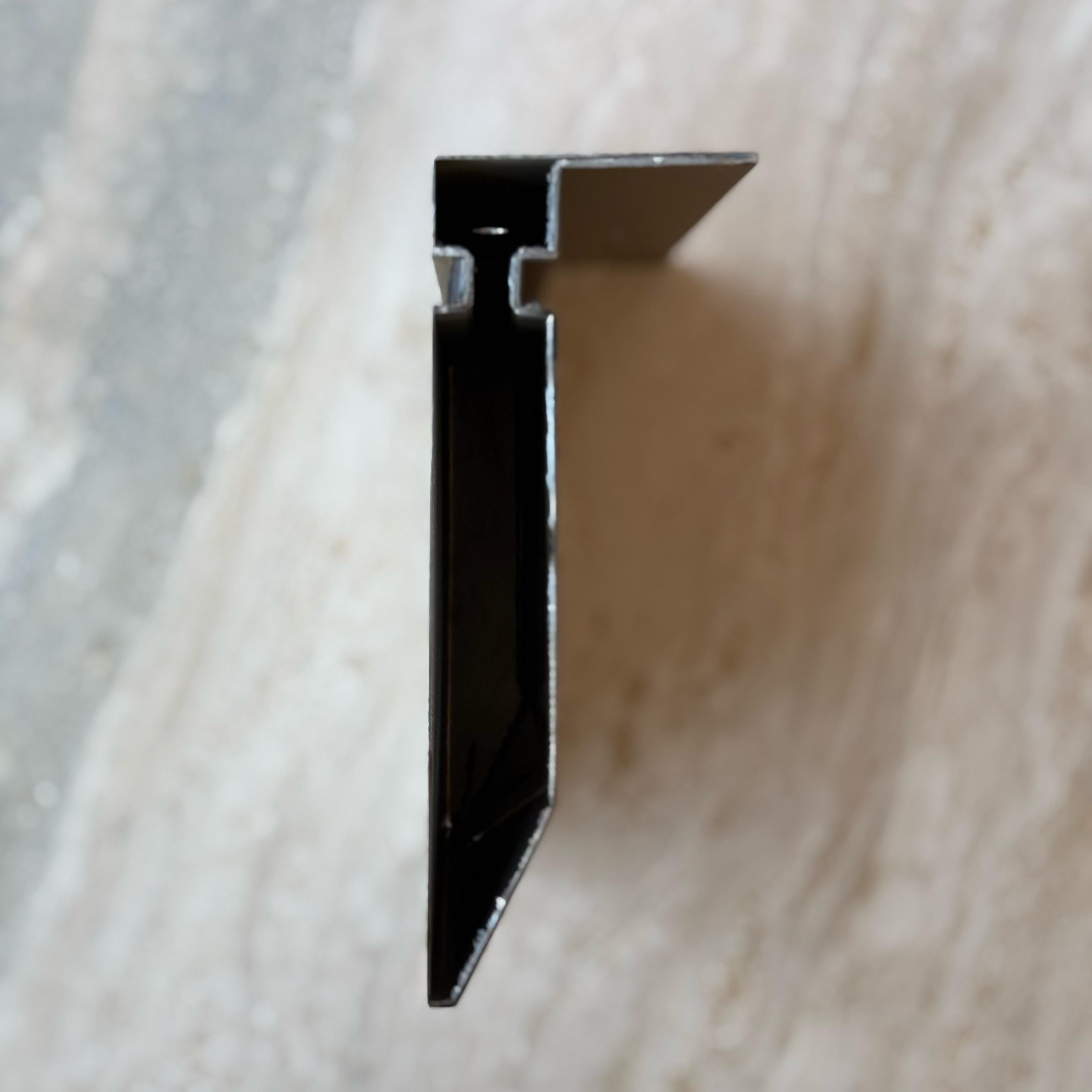 1mm Thickness (17cm) Stainless Steel Sealing Cap - Black - PR0051 -  wall-panels-profiles - ebarza Furniture UAE | Shop Modern Furniture in Abu Dhabi & Dubai - مفروشات ايبازرا في الامارات | تسوق اثاث عصري وديكورات مميزة في دبي وابوظبي