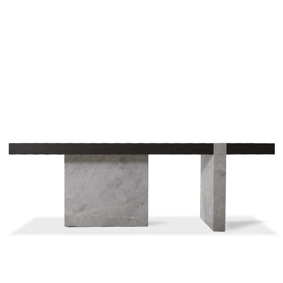 New Smoky Base Grey Marble Console JK-W011