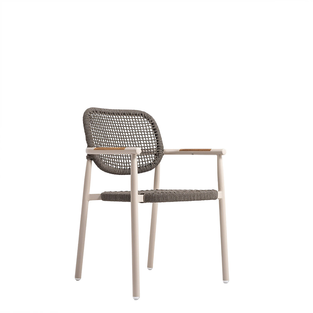 2004 DINING ARMCHAIR W/ROPE- AC2004B04ROP -  Chairs - ebarza Furniture UAE | Shop Modern Furniture in Abu Dhabi & Dubai - مفروشات ايبازرا في الامارات | تسوق اثاث عصري وديكورات مميزة في دبي وابوظبي
