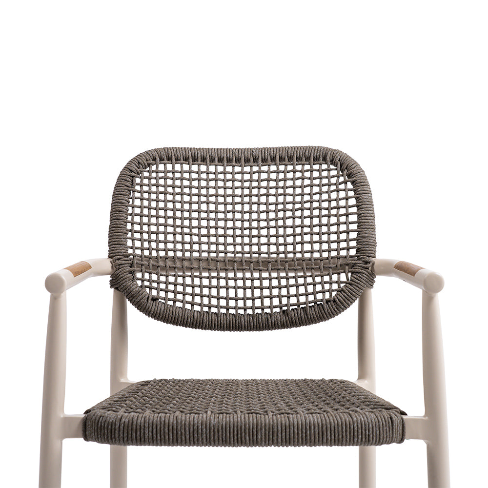 2004 DINING ARMCHAIR W/ROPE- AC2004B04ROP -  Chairs - ebarza Furniture UAE | Shop Modern Furniture in Abu Dhabi & Dubai - مفروشات ايبازرا في الامارات | تسوق اثاث عصري وديكورات مميزة في دبي وابوظبي