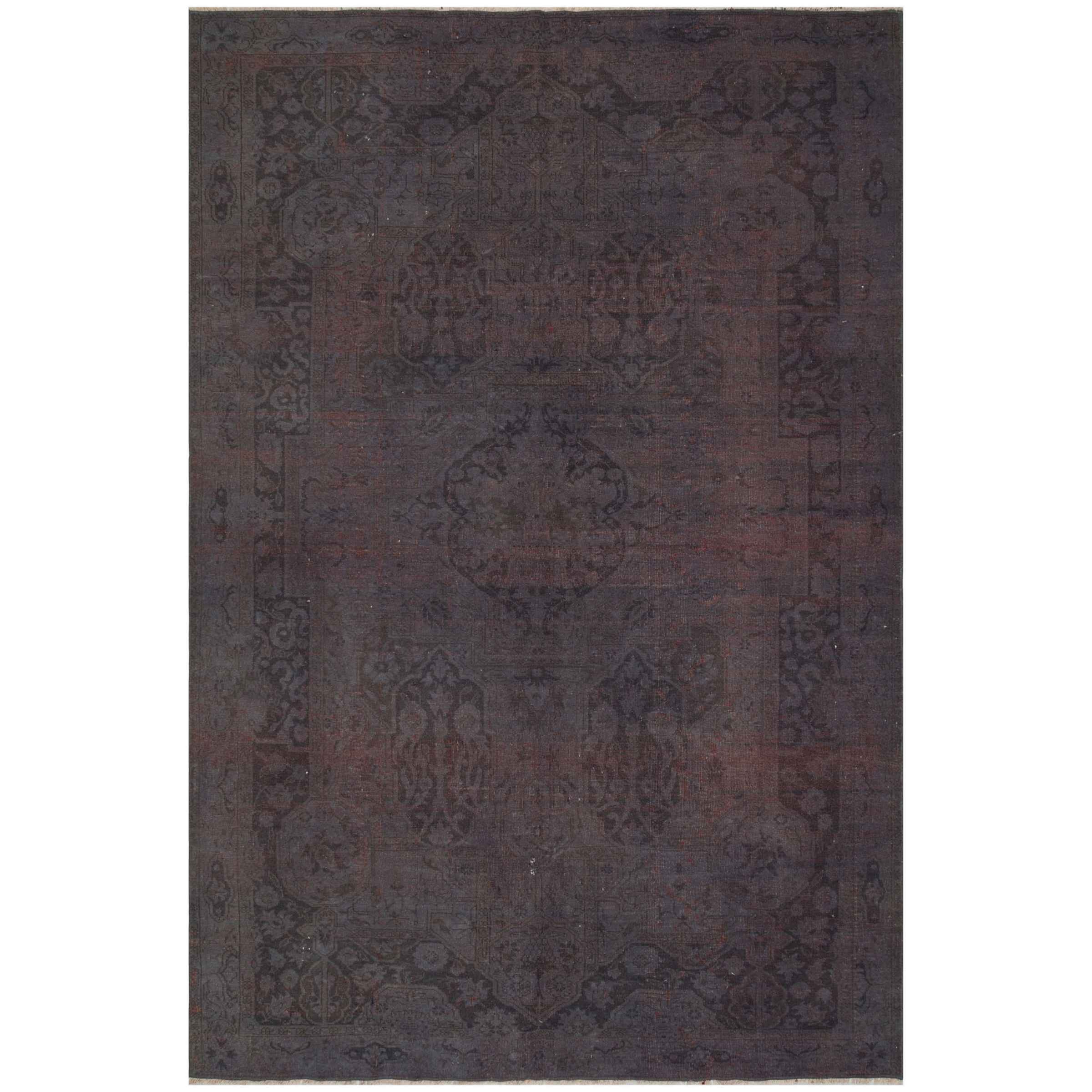 205 X 304 Cm Anatolian Hand Knotted Carpet Vintage Style 8391 -  Rugs | 205 × 304 سم سجادة أناضولية معقودة يدويًا على الطراز العتيق - ebarza Furniture UAE | Shop Modern Furniture in Abu Dhabi & Dubai - مفروشات ايبازرا في الامارات | تسوق اثاث عصري وديكورات مميزة في دبي وابوظبي