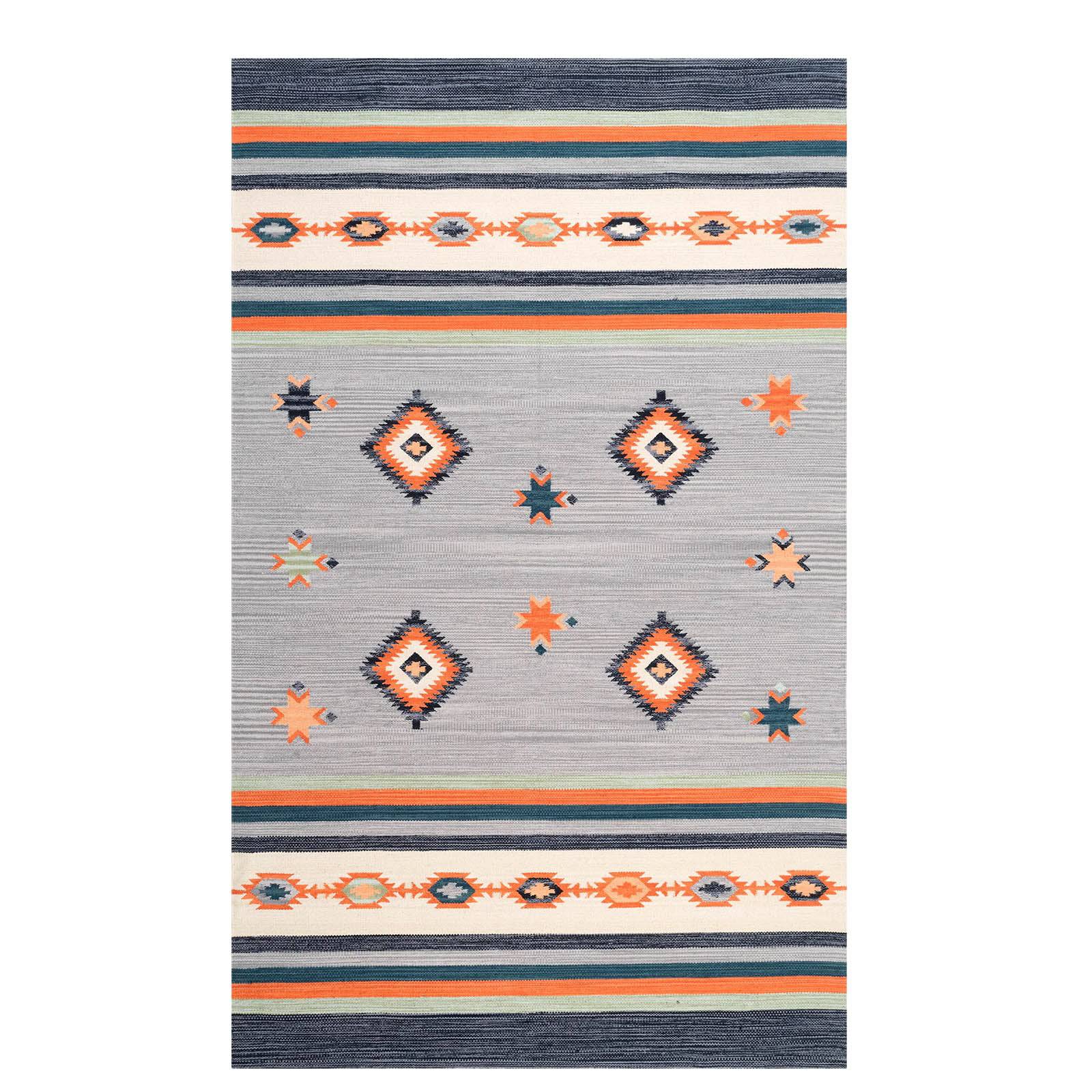 230X160 Cm Amak Handmade Wool Rug Jh-2353-L -  Rugs - ebarza Furniture UAE | Shop Modern Furniture in Abu Dhabi & Dubai - مفروشات ايبازرا في الامارات | تسوق اثاث عصري وديكورات مميزة في دبي وابوظبي