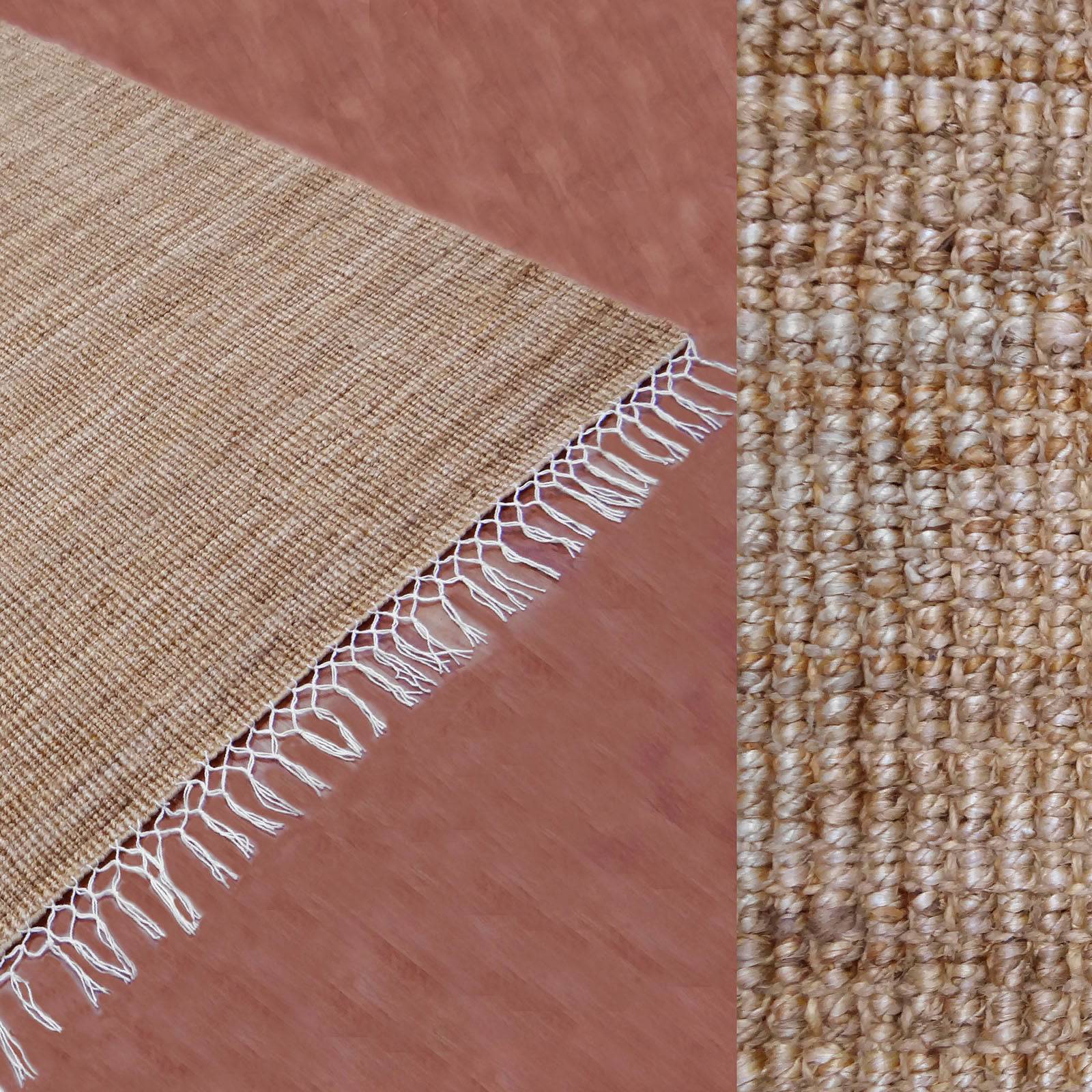 230X160 Cm Braided Handmade Jute Rug Jh-2339-L -  Rugs - ebarza Furniture UAE | Shop Modern Furniture in Abu Dhabi & Dubai - مفروشات ايبازرا في الامارات | تسوق اثاث عصري وديكورات مميزة في دبي وابوظبي