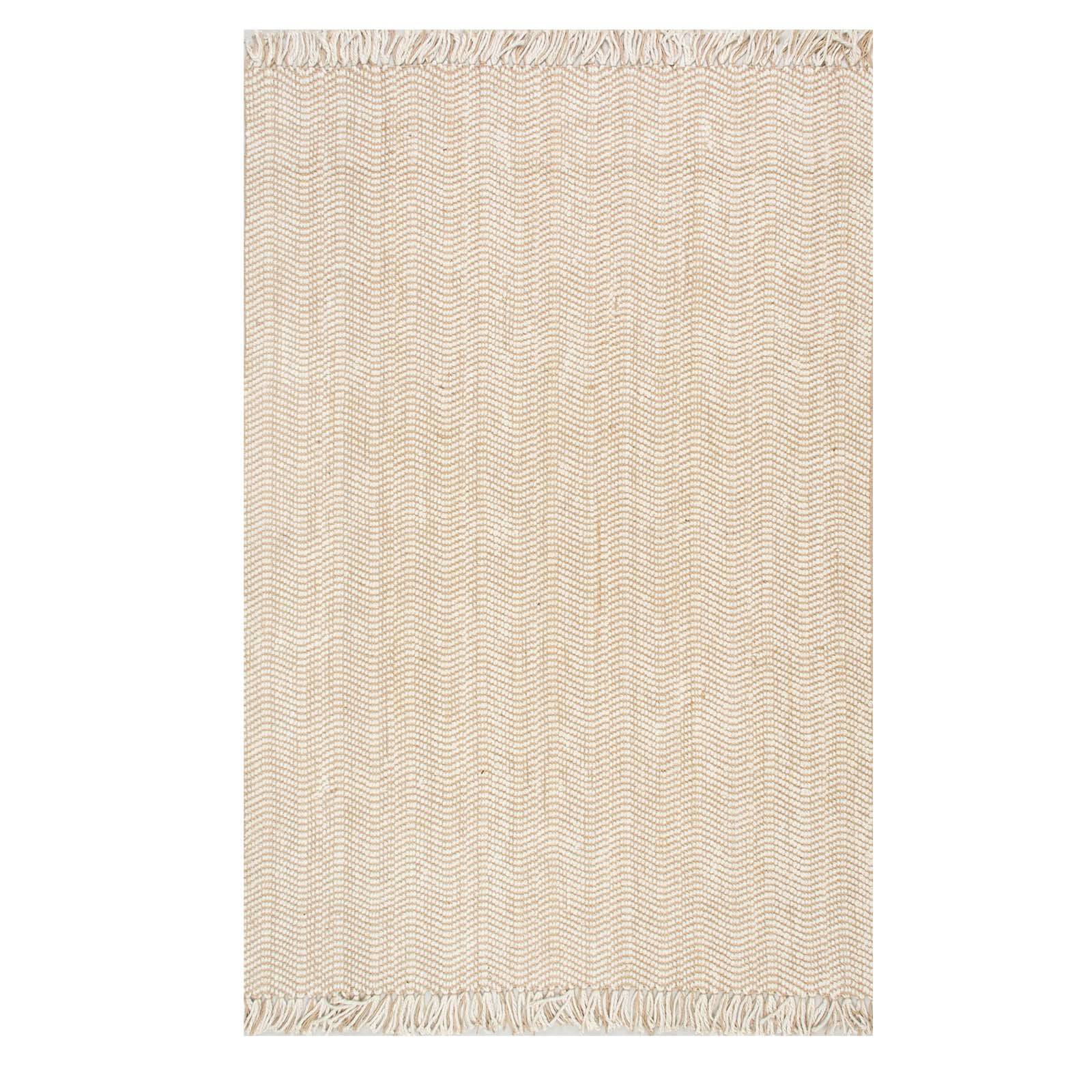 230X160 Cm Braided Handmade Jute Rug Jh-2340-L -  Rugs - ebarza Furniture UAE | Shop Modern Furniture in Abu Dhabi & Dubai - مفروشات ايبازرا في الامارات | تسوق اثاث عصري وديكورات مميزة في دبي وابوظبي