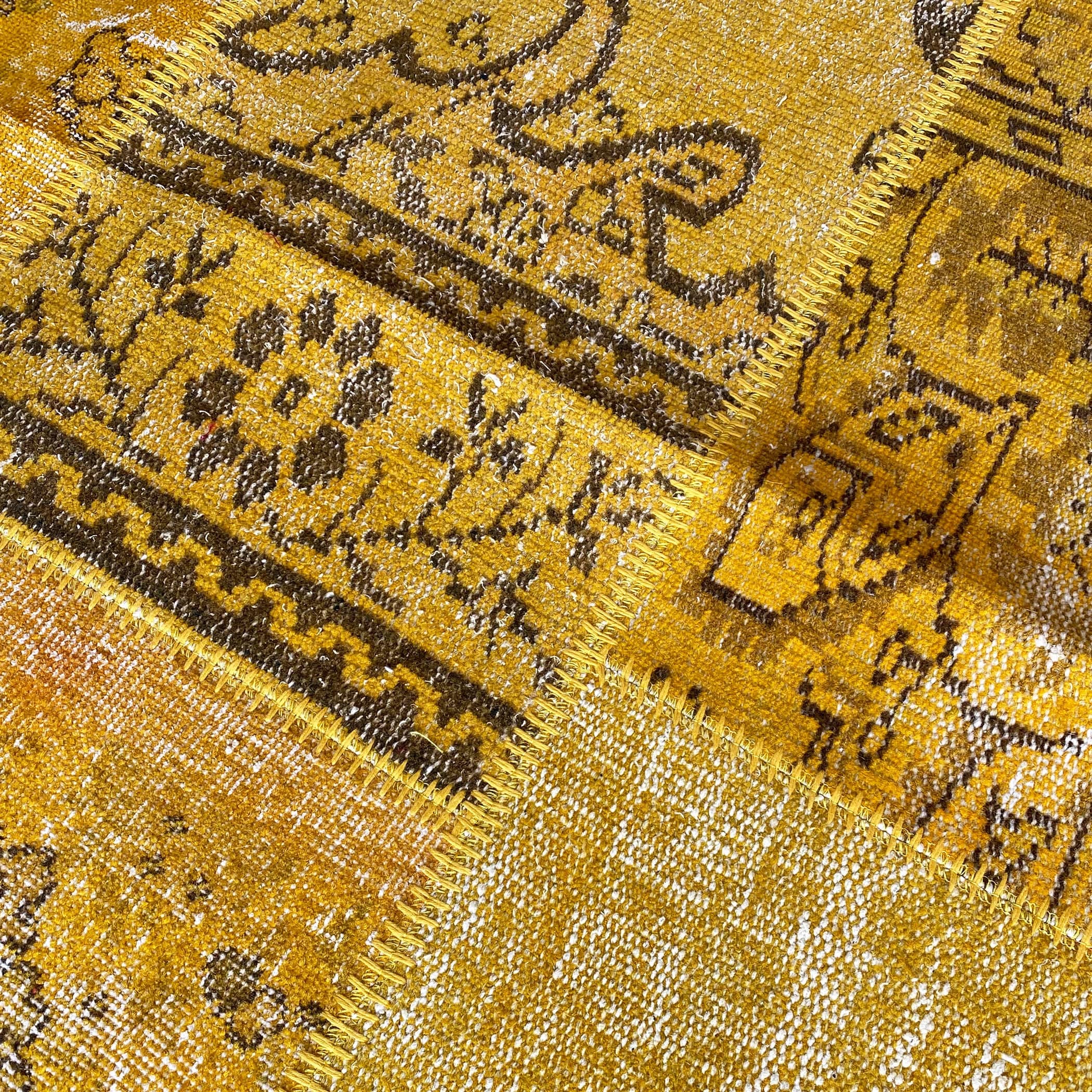 230X160  Cm Hali X-Bursa Handmade Over Dyed Rug   Pw061 -  Rugs | 230X160 سم هالي بورصة صناعة يدوية على سجادة مصبوغة - ebarza Furniture UAE | Shop Modern Furniture in Abu Dhabi & Dubai - مفروشات ايبازرا في الامارات | تسوق اثاث عصري وديكورات مميزة في دبي وابوظبي