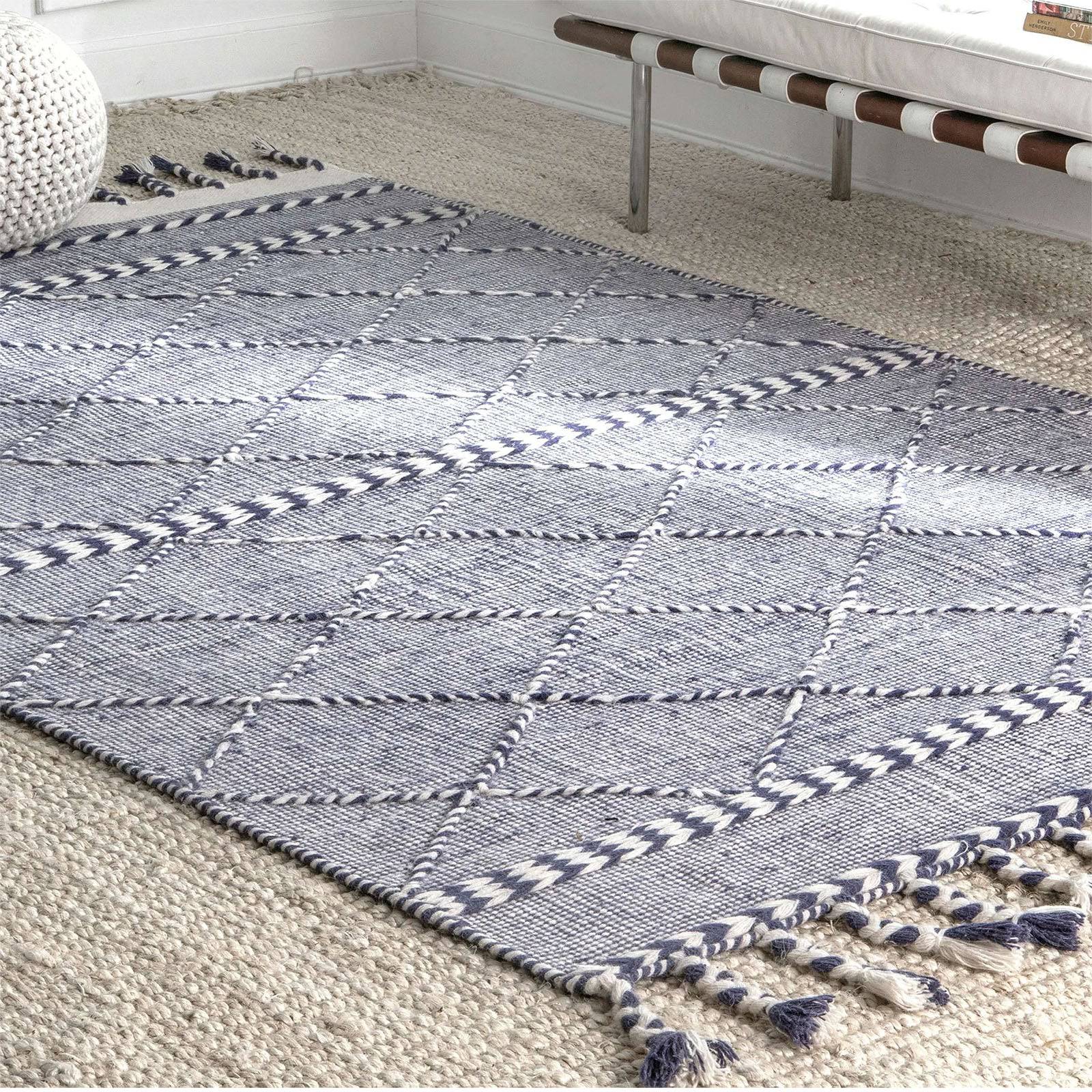 230X160 Cm Handmade Rug Jh-2711-L -  Rugs - ebarza Furniture UAE | Shop Modern Furniture in Abu Dhabi & Dubai - مفروشات ايبازرا في الامارات | تسوق اثاث عصري وديكورات مميزة في دبي وابوظبي