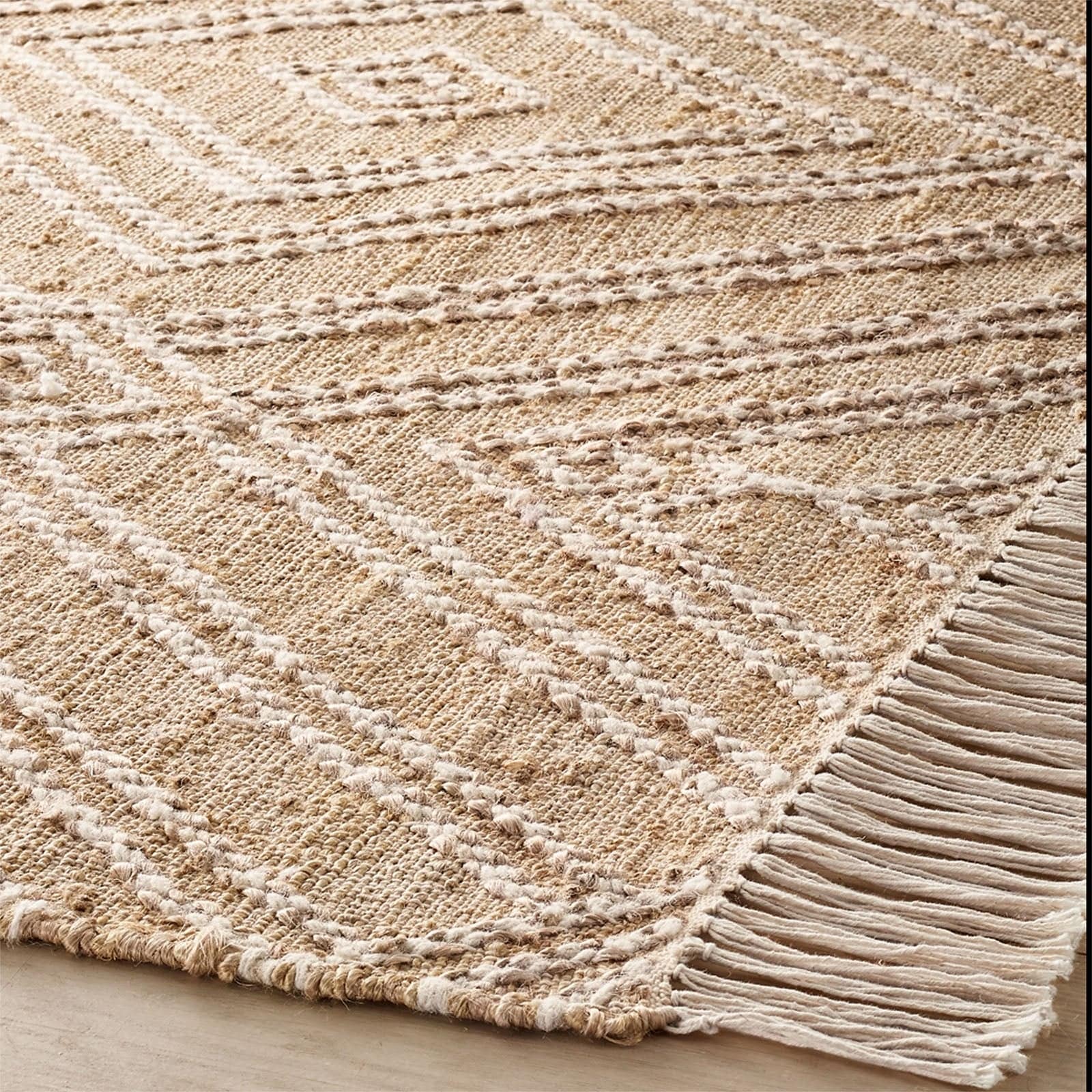 230X160 Cm Handmade Rug Jute Jh-2698-L -  Rugs - ebarza Furniture UAE | Shop Modern Furniture in Abu Dhabi & Dubai - مفروشات ايبازرا في الامارات | تسوق اثاث عصري وديكورات مميزة في دبي وابوظبي