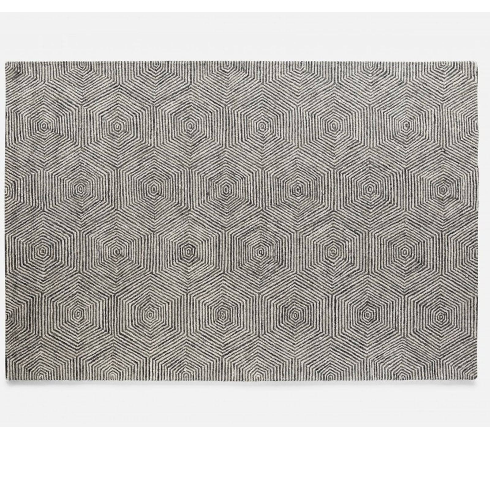 230X160 Cm Handmade Wool Rug Warta-Wt-05-White-L -  Rugs - ebarza Furniture UAE | Shop Modern Furniture in Abu Dhabi & Dubai - مفروشات ايبازرا في الامارات | تسوق اثاث عصري وديكورات مميزة في دبي وابوظبي