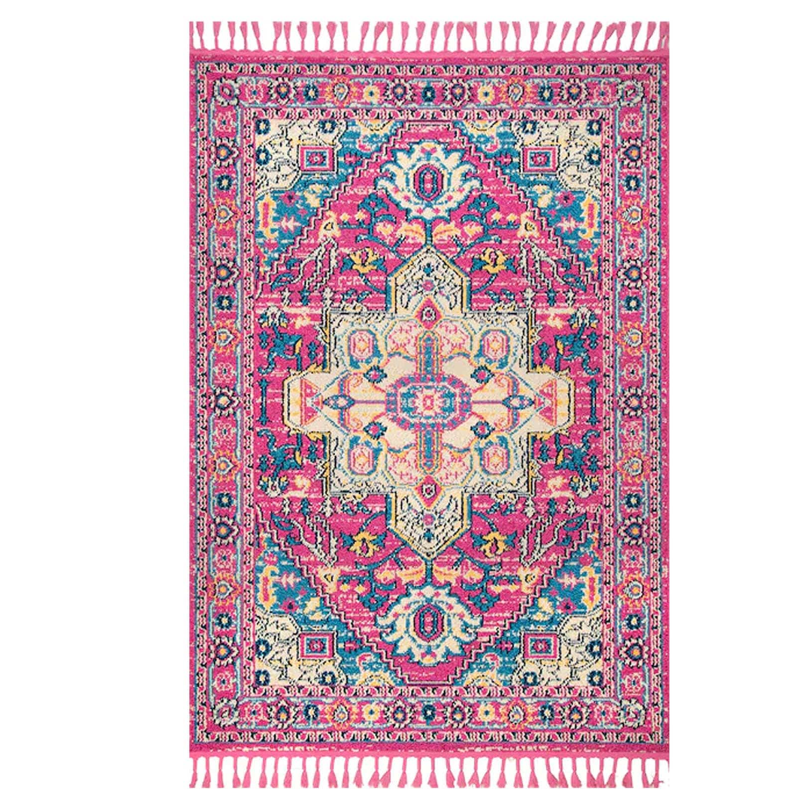 230X160 Cm Morocco Handmade Wool Rug Jh-20008-L -  Rugs - ebarza Furniture UAE | Shop Modern Furniture in Abu Dhabi & Dubai - مفروشات ايبازرا في الامارات | تسوق اثاث عصري وديكورات مميزة في دبي وابوظبي