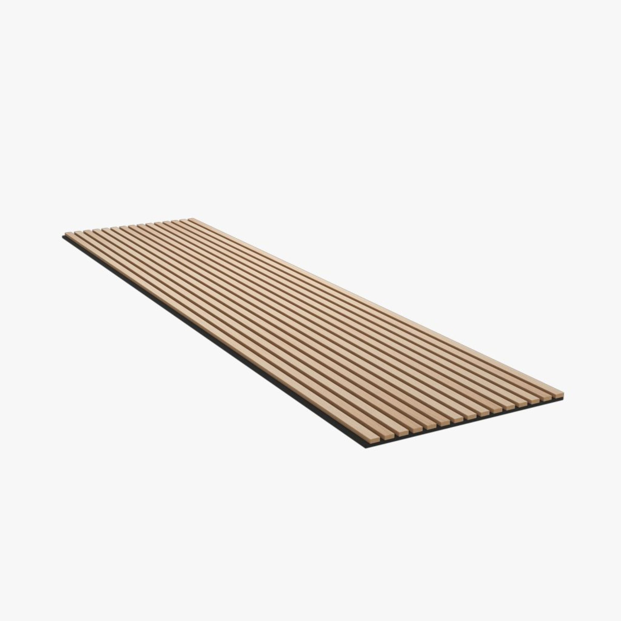 280x60x2.1 cm Slat Acoustic panel 35-15mm Fire Retardant Decoration Panel  White-Oak001 -  Wall Panels - ebarza Furniture UAE | Shop Modern Furniture in Abu Dhabi & Dubai - مفروشات ايبازرا في الامارات | تسوق اثاث عصري وديكورات مميزة في دبي وابوظبي