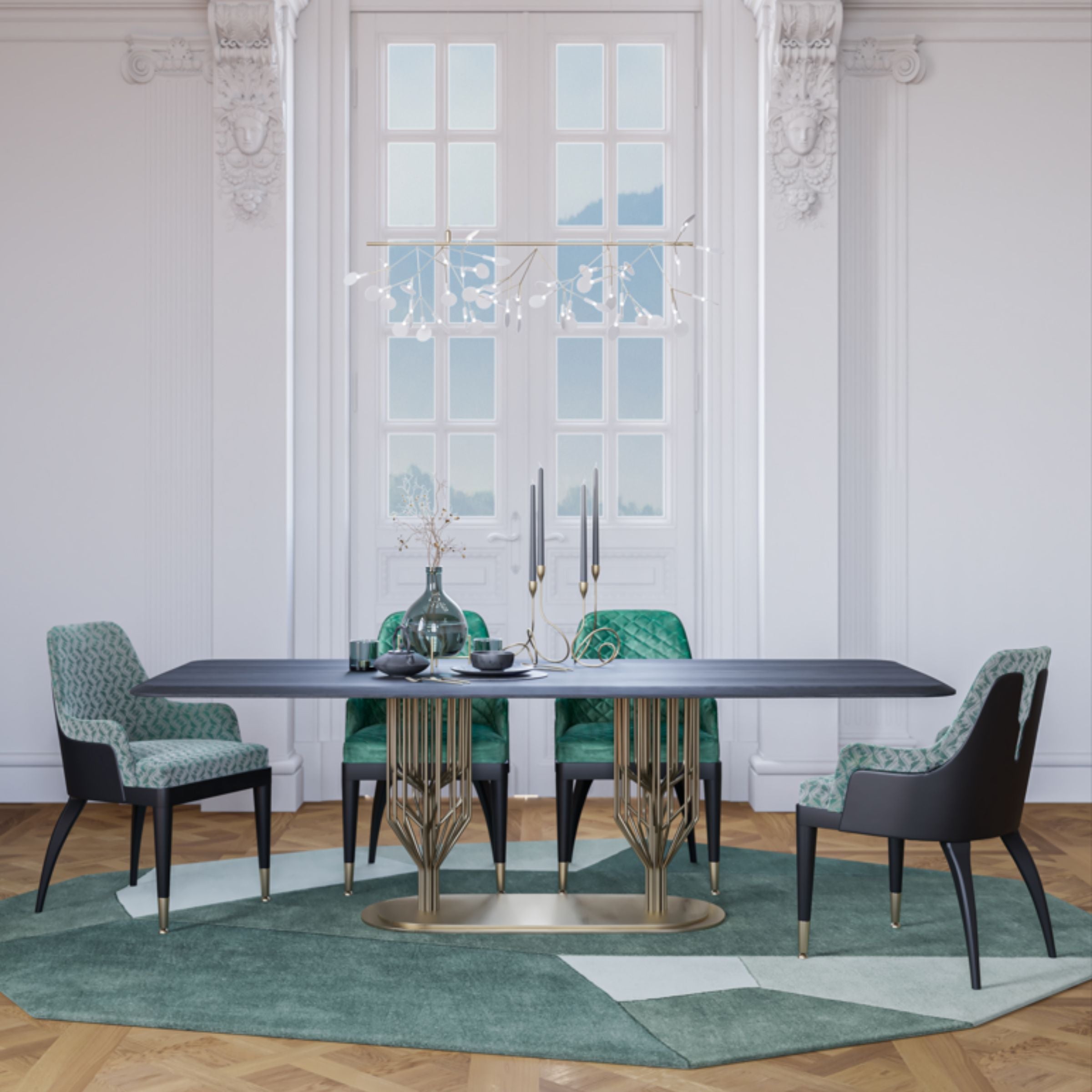 Display Item -  Bug Dining Table Bug-240Nakheel -  USED ITEM | قطعة من المعرض - طاولة طعام 240 بق - ebarza Furniture UAE | Shop Modern Furniture in Abu Dhabi & Dubai - مفروشات ايبازرا في الامارات | تسوق اثاث عصري وديكورات مميزة في دبي وابوظبي