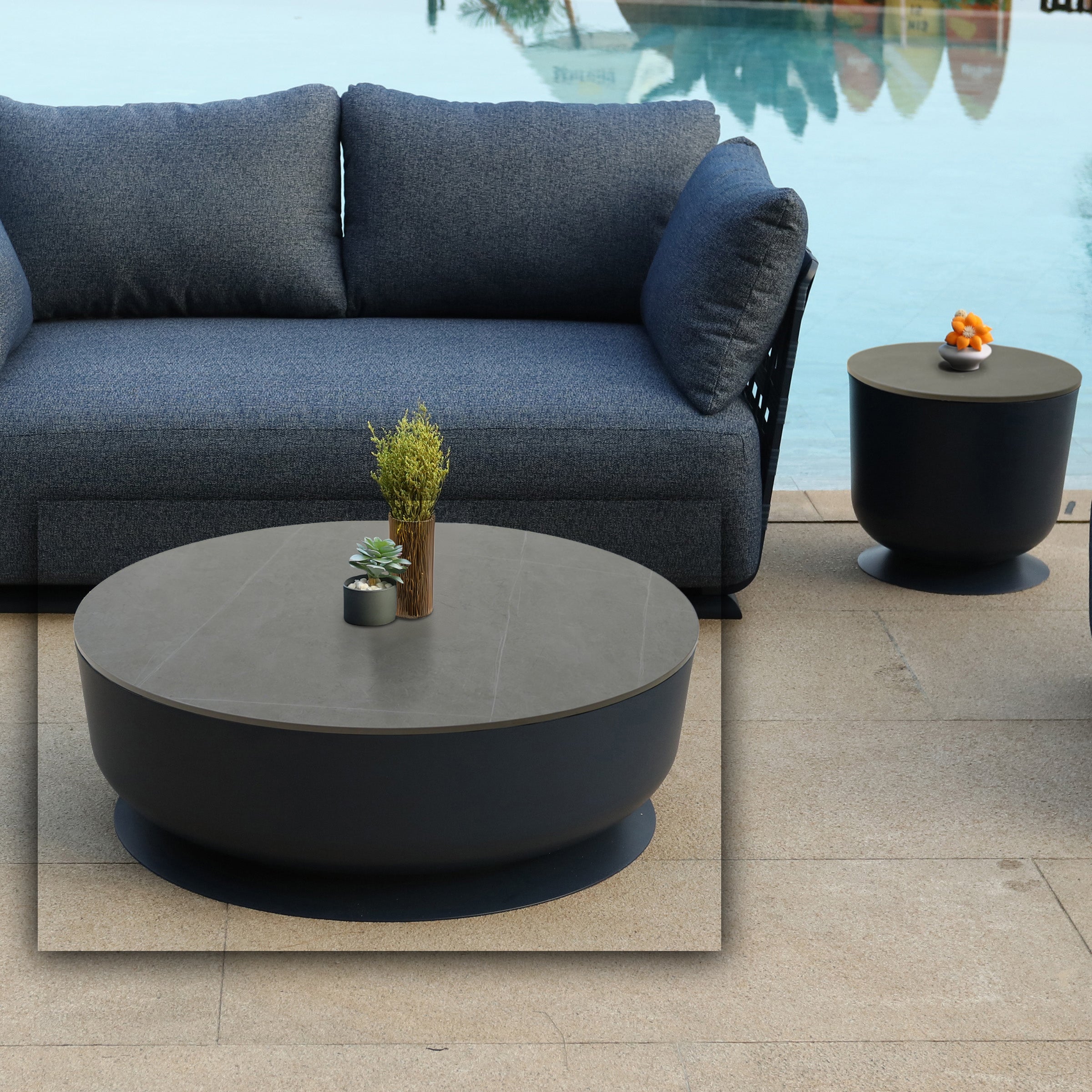 Penguin Outdoor Coffee Table MYX-CT00B -  Outdoor Tables - ebarza Furniture UAE | Shop Modern Furniture in Abu Dhabi & Dubai - مفروشات ايبازرا في الامارات | تسوق اثاث عصري وديكورات مميزة في دبي وابوظبي