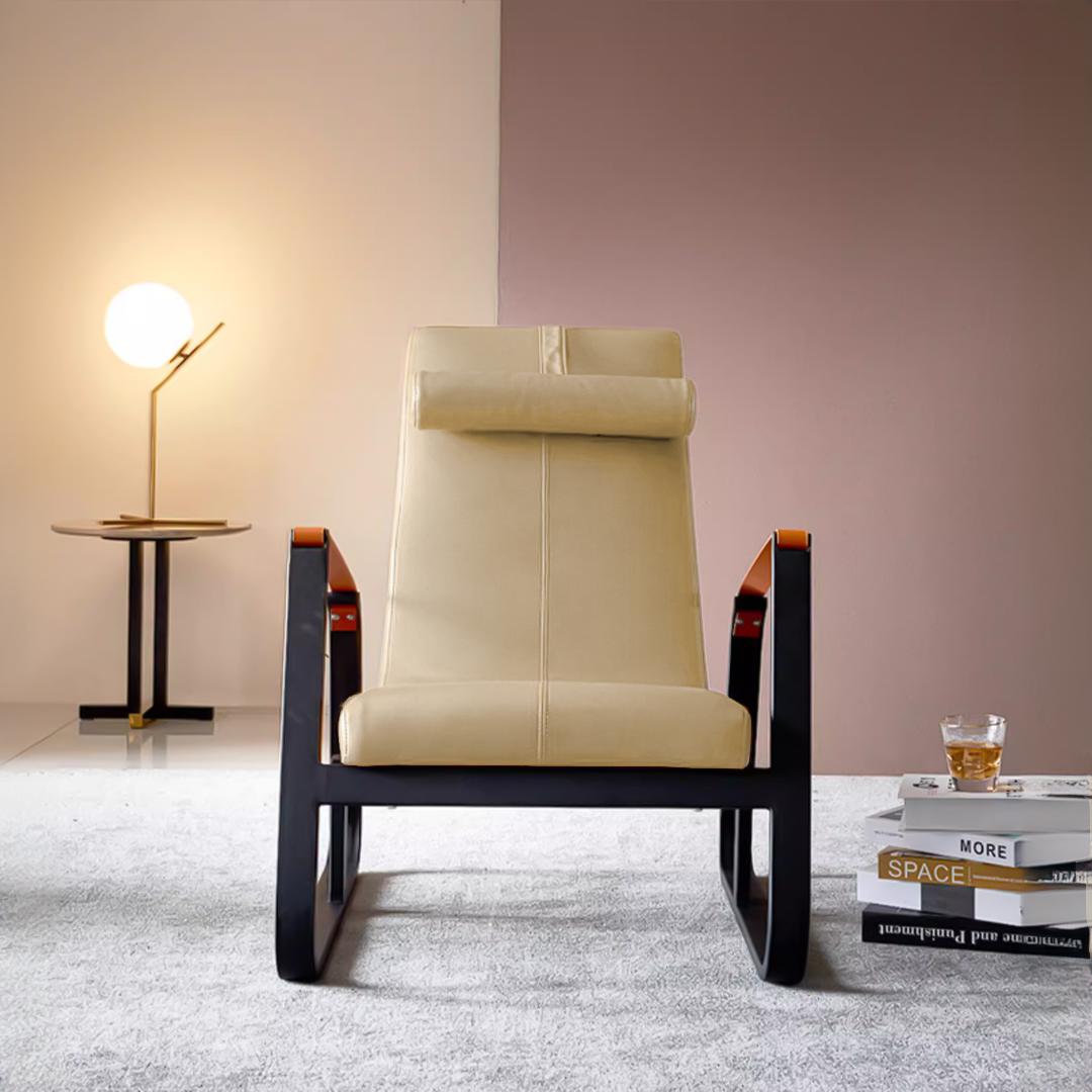 Verona Lounge Chair Microfiber Leather  Lc013-Tx1014 -  Lounge Chairs - ebarza Furniture UAE | Shop Modern Furniture in Abu Dhabi & Dubai - مفروشات ايبازرا في الامارات | تسوق اثاث عصري وديكورات مميزة في دبي وابوظبي