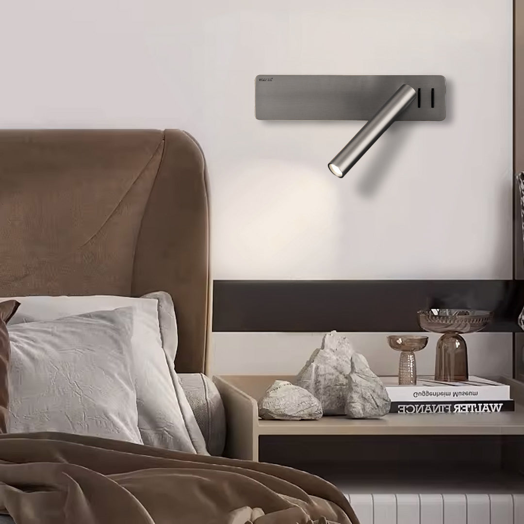 Seed Hotel Style Headboard/ Wall Reading Lamp Seed-WL 26-GB -  Wall Lamps | مصباح قراءة سييد على الحائط/اللوح الأمامي على طراز الفندق - ebarza Furniture UAE | Shop Modern Furniture in Abu Dhabi & Dubai - مفروشات ايبازرا في الامارات | تسوق اثاث عصري وديكورات مميزة في دبي وابوظبي