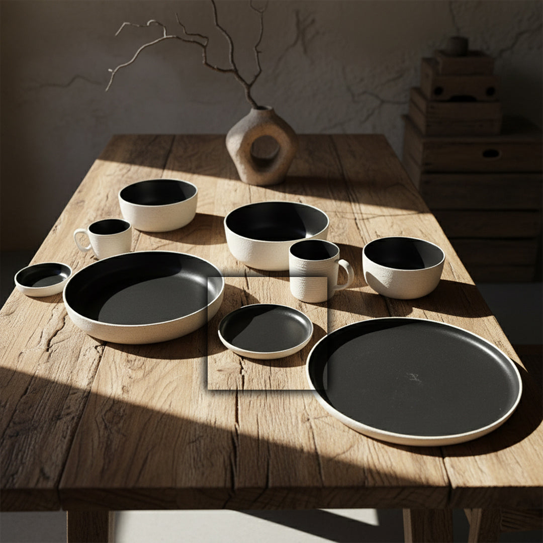 Haven Ceramic Plate  E800-P-06089  6 -  Plates - ebarza Furniture UAE | Shop Modern Furniture in Abu Dhabi & Dubai - مفروشات ايبازرا في الامارات | تسوق اثاث عصري وديكورات مميزة في دبي وابوظبي