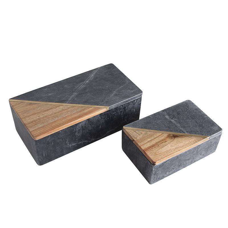 2X Handmade Decorative/Jewelry Box Fb-T2006A+B -  Decorative Boxes - ebarza Furniture UAE | Shop Modern Furniture in Abu Dhabi & Dubai - مفروشات ايبازرا في الامارات | تسوق اثاث عصري وديكورات مميزة في دبي وابوظبي