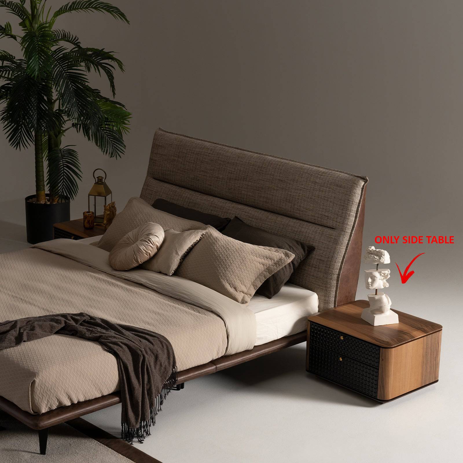 2X Julia Bedside Tables Layla-Table -  Bedside Tables | 2* جوليا طاولات السرير - ebarza Furniture UAE | Shop Modern Furniture in Abu Dhabi & Dubai - مفروشات ايبازرا في الامارات | تسوق اثاث عصري وديكورات مميزة في دبي وابوظبي