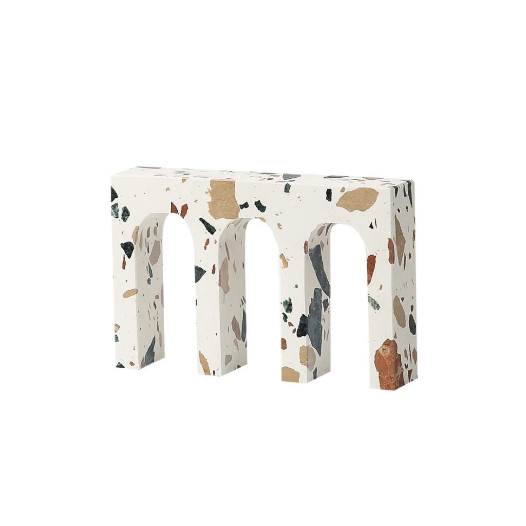 Arch Terrazzo Décor FB-T2212B -  Home Decor Figurines - ebarza Furniture UAE | Shop Modern Furniture in Abu Dhabi & Dubai - مفروشات ايبازرا في الامارات | تسوق اثاث عصري وديكورات مميزة في دبي وابوظبي