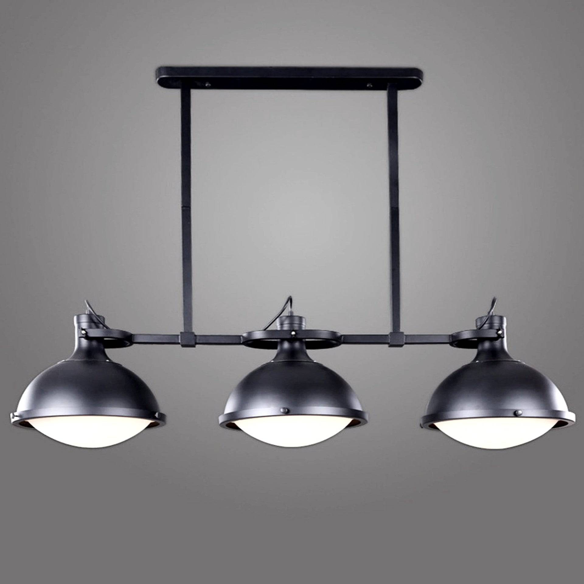 3 Heads Pendant Light Nordic Black Cy-Dd-118 -  Pendant Lamps - ebarza Furniture UAE | Shop Modern Furniture in Abu Dhabi & Dubai - مفروشات ايبازرا في الامارات | تسوق اثاث عصري وديكورات مميزة في دبي وابوظبي