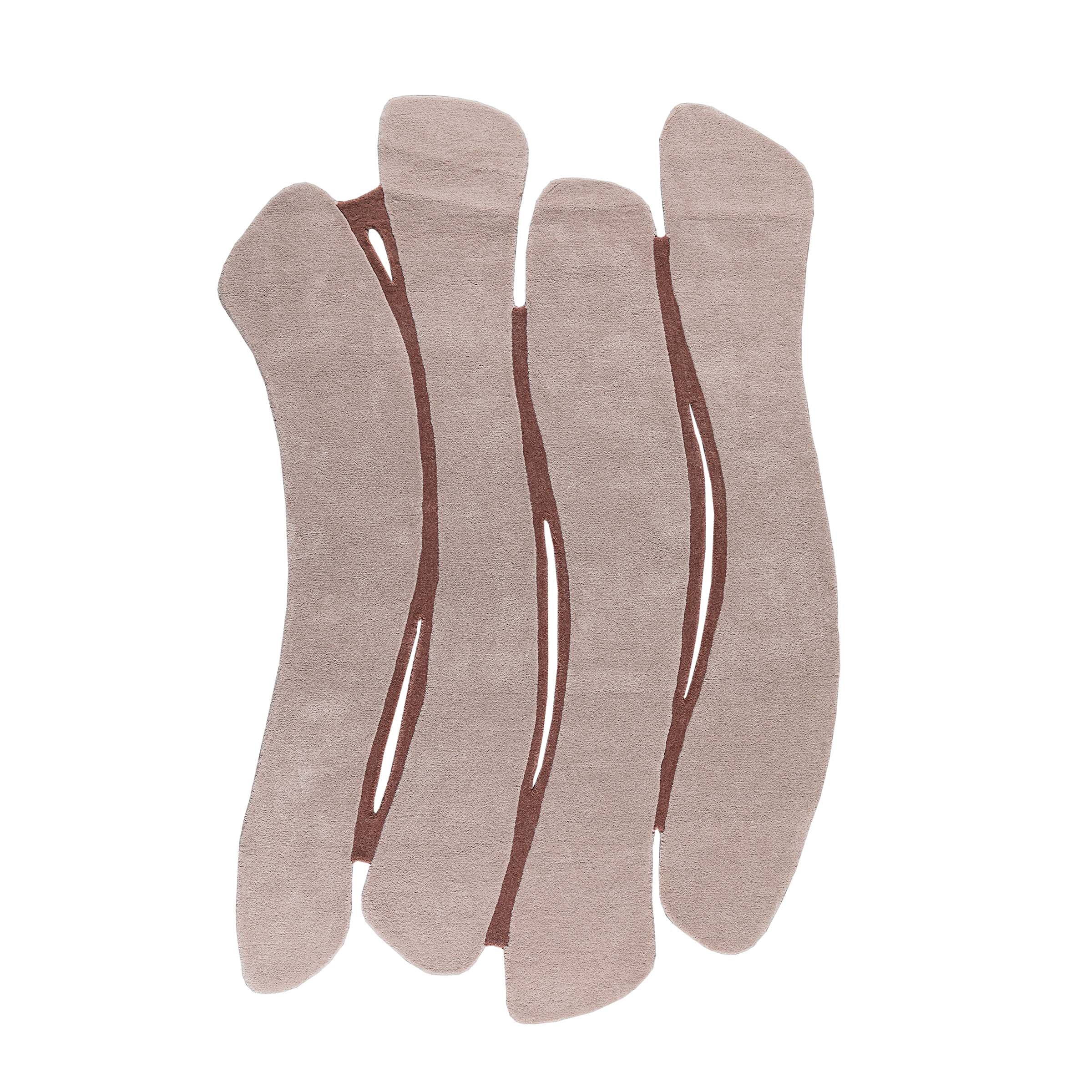 300X200 Cm Gravity Waves WOOL BEIGE AND DARK BEIGE Rug JH-22747 -  Rugs - ebarza Furniture UAE | Shop Modern Furniture in Abu Dhabi & Dubai - مفروشات ايبازرا في الامارات | تسوق اثاث عصري وديكورات مميزة في دبي وابوظبي