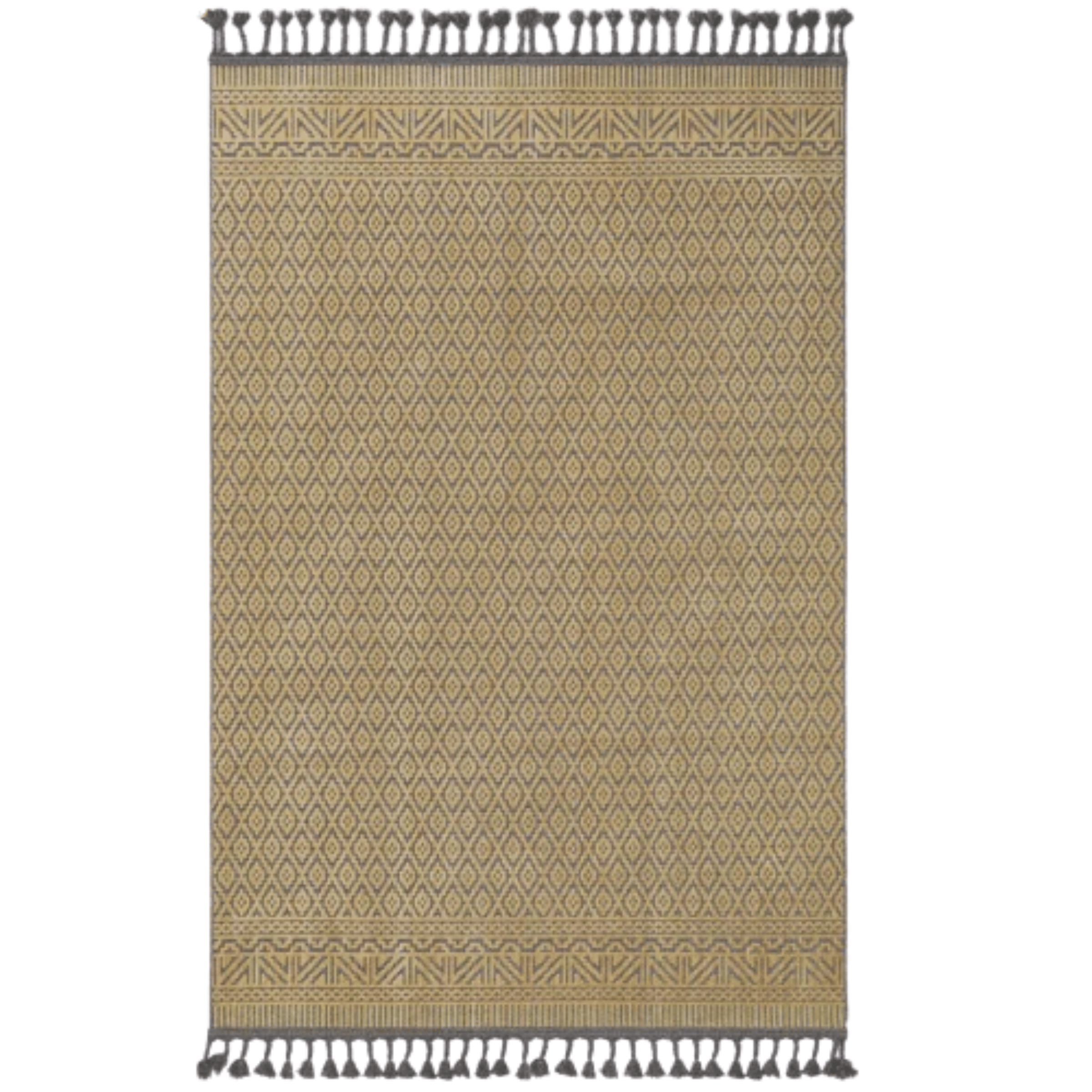 300X200 Cm Handmade Wool Rug Artik-Ark-132-Gold-Xl -  Rugs - ebarza Furniture UAE | Shop Modern Furniture in Abu Dhabi & Dubai - مفروشات ايبازرا في الامارات | تسوق اثاث عصري وديكورات مميزة في دبي وابوظبي