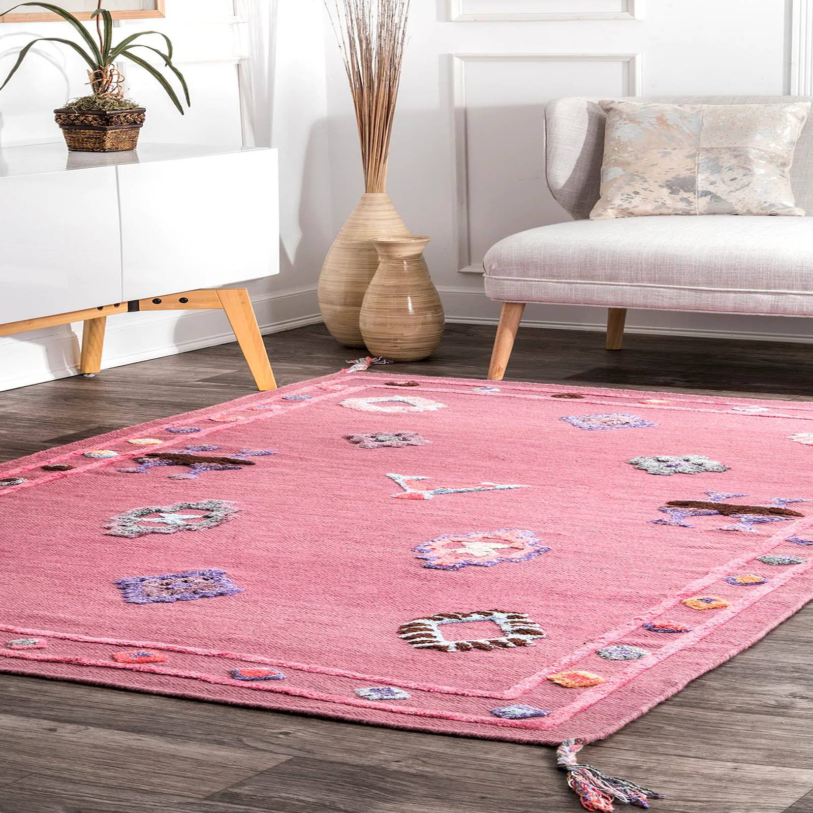 300X200 Cm Morocco Handmade Wool Rug Jh-20009-Xl -  Rugs - ebarza Furniture UAE | Shop Modern Furniture in Abu Dhabi & Dubai - مفروشات ايبازرا في الامارات | تسوق اثاث عصري وديكورات مميزة في دبي وابوظبي