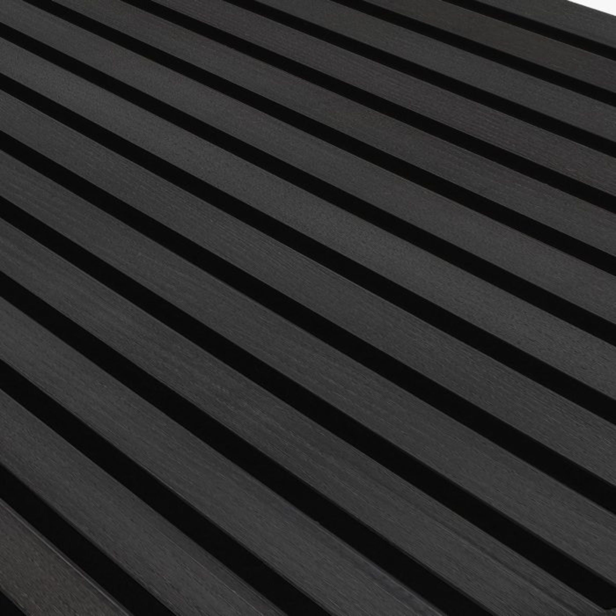 300x60x2.1cm Slat acoustic panel 35-15mm fire retardant Decoration Panel Black-Oak002 -  Wall Panels - ebarza Furniture UAE | Shop Modern Furniture in Abu Dhabi & Dubai - مفروشات ايبازرا في الامارات | تسوق اثاث عصري وديكورات مميزة في دبي وابوظبي