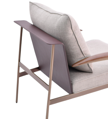 Willow Beige Lounge Chair MLL-A120 -  Lounge Chairs - ebarza Furniture UAE | Shop Modern Furniture in Abu Dhabi & Dubai - مفروشات ايبازرا في الامارات | تسوق اثاث عصري وديكورات مميزة في دبي وابوظبي