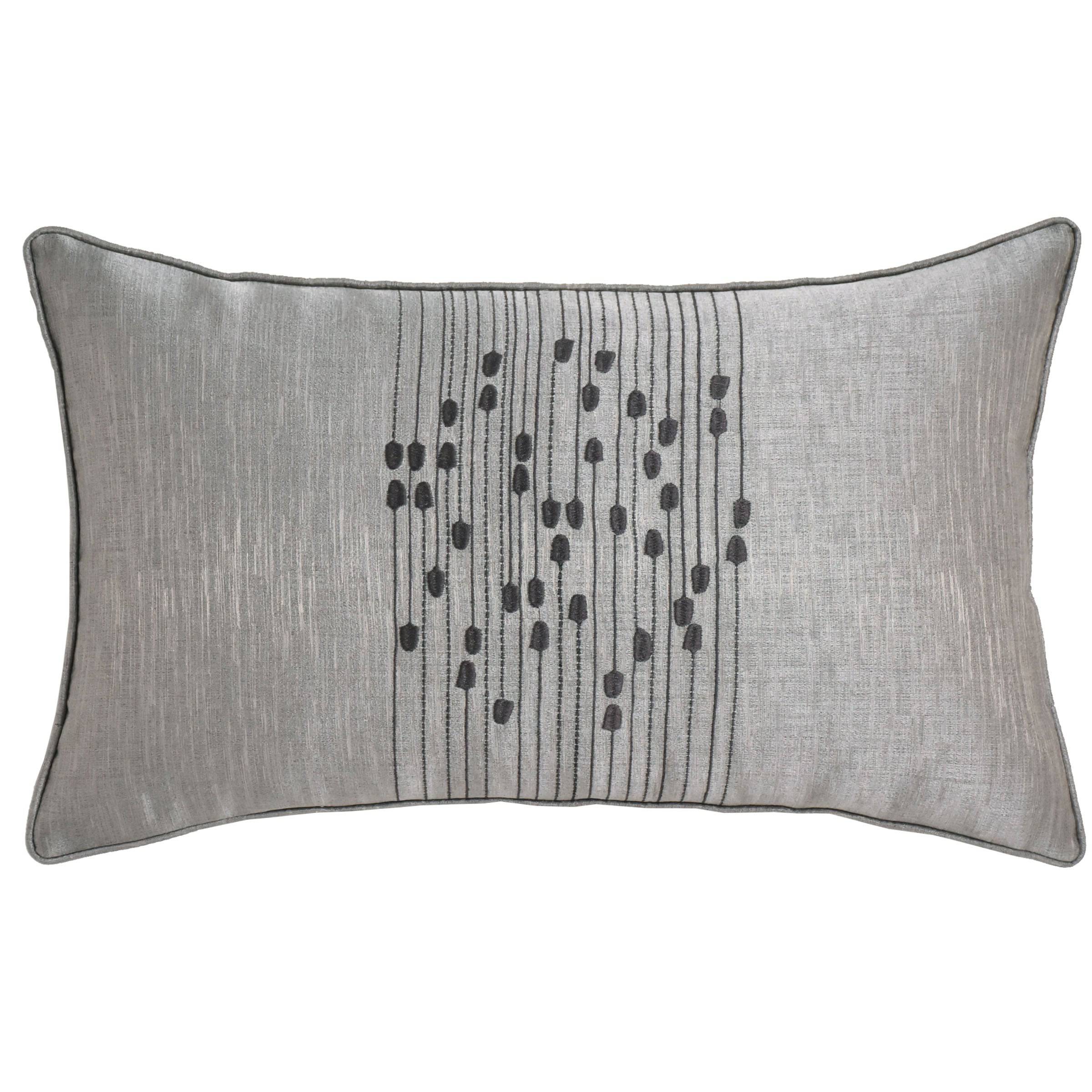 30X55 Cm Charpy Embroidered Throw Cushion Ecc-019 -  Cushions | مقاس 30*55 سم وسادة إبارزا شاربي المطرزة - ebarza Furniture UAE | Shop Modern Furniture in Abu Dhabi & Dubai - مفروشات ايبازرا في الامارات | تسوق اثاث عصري وديكورات مميزة في دبي وابوظبي