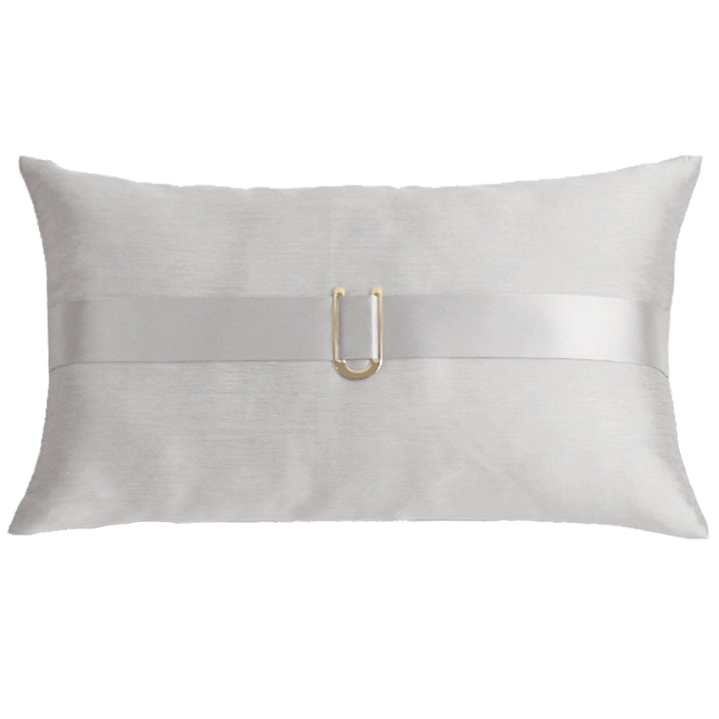 30X55 Cm U Type Ring Imitation Silk Pillow Ecc-020 -  Cushions | مقاس 30*55 سم وسادة مطرزة من حجر إبارزا الصغير - ebarza Furniture UAE | Shop Modern Furniture in Abu Dhabi & Dubai - مفروشات ايبازرا في الامارات | تسوق اثاث عصري وديكورات مميزة في دبي وابوظبي