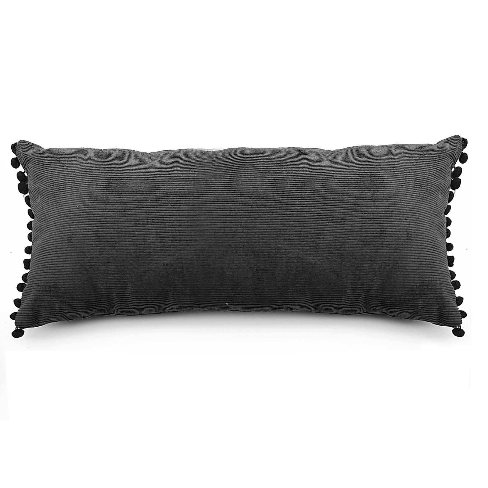 30X60 Cm Cushion Cover  1873-004-Grey -  Cushions | 30X60 غطاء وسادة - ebarza Furniture UAE | Shop Modern Furniture in Abu Dhabi & Dubai - مفروشات ايبازرا في الامارات | تسوق اثاث عصري وديكورات مميزة في دبي وابوظبي